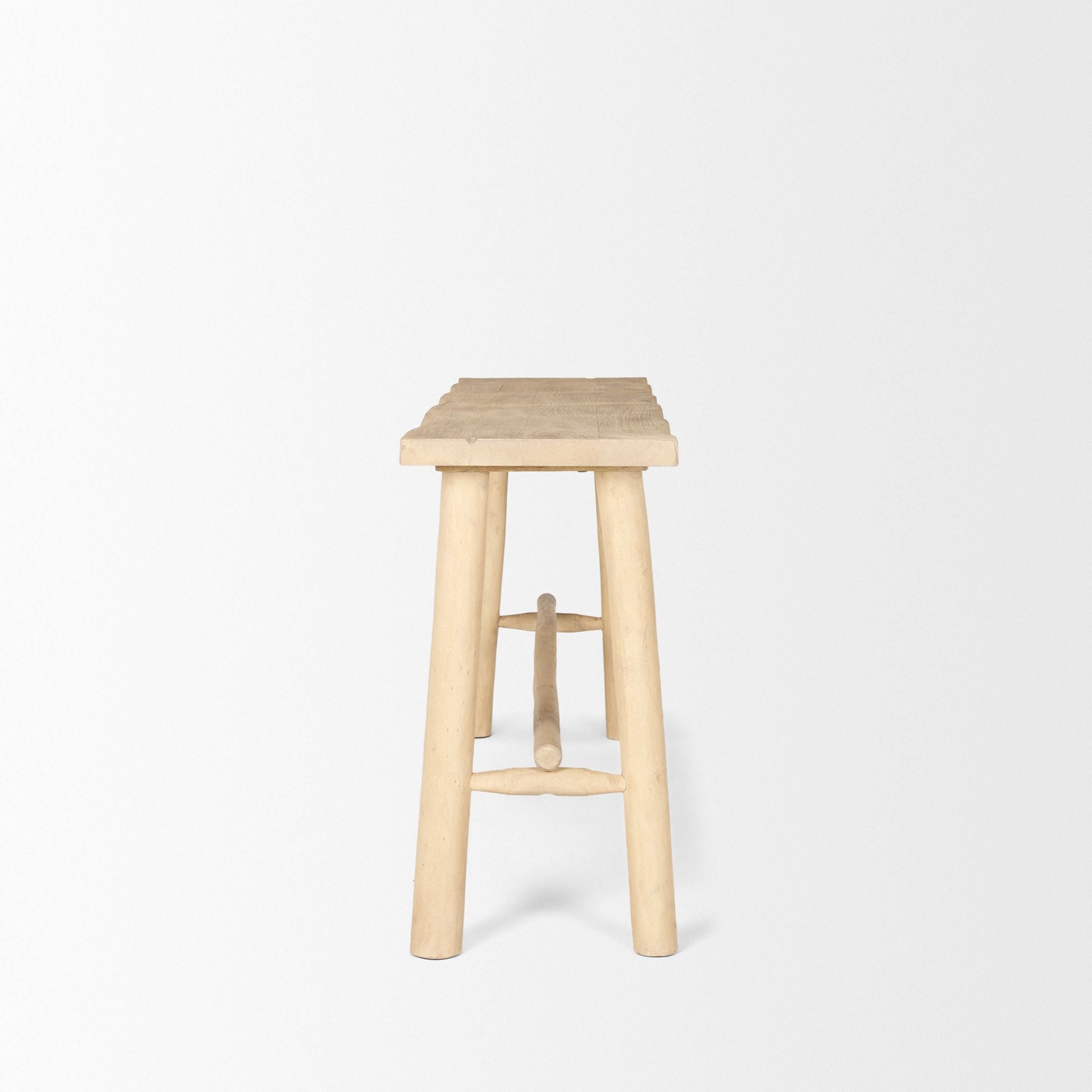 Mercana - Sekou Light Brown Wooden Craftsman Console Table