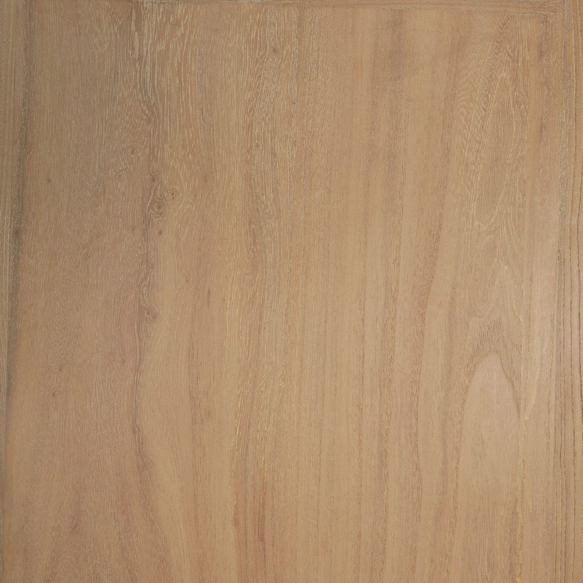Mercana - Callum Light Brown Elm Wood with Glass Doors Arched Curio Cabinet