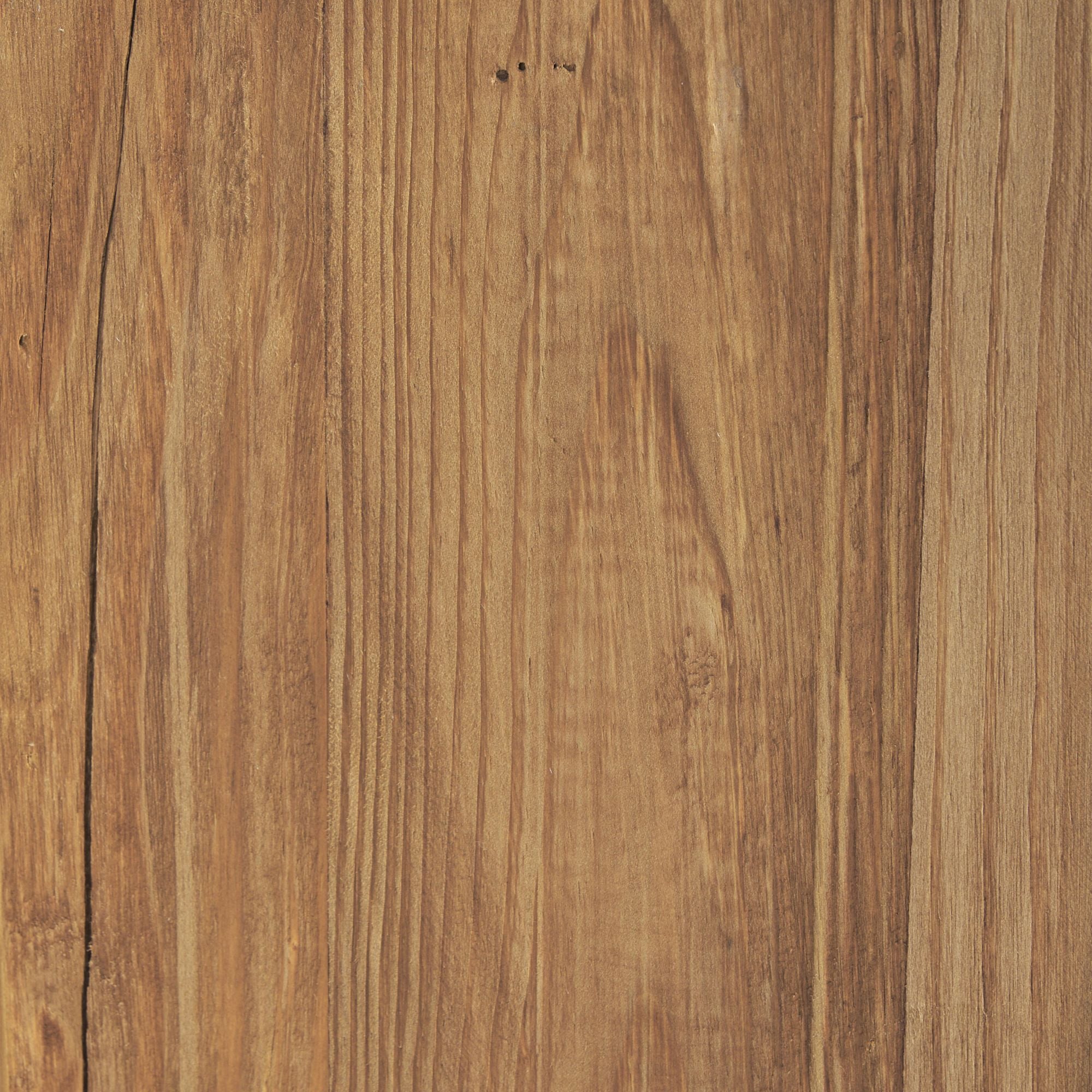 Mercana - Tucson Natural Wood with Round Black Oak Top Side Table