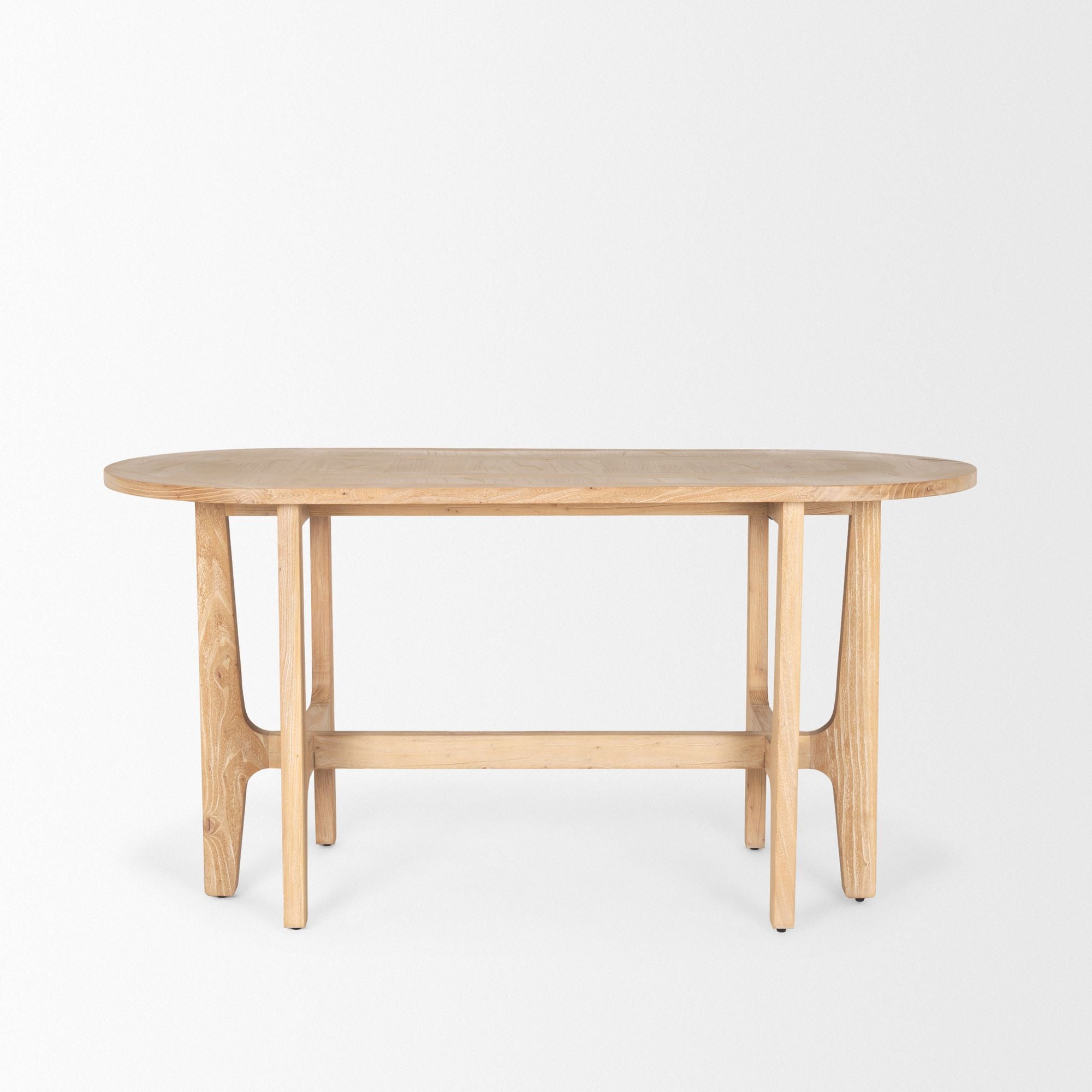 Mercana - Taylin Light Brown Solid Wood Desk