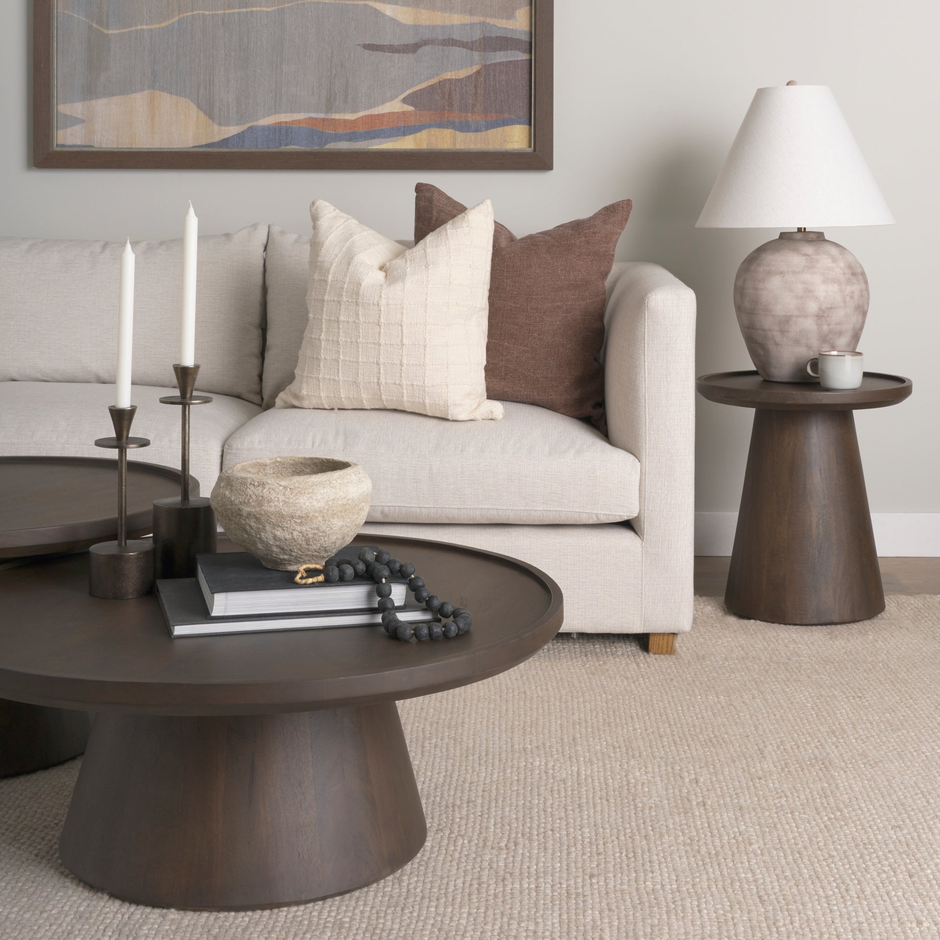 Mercana - Takoda Coffee Table in Brown, Solid Wood