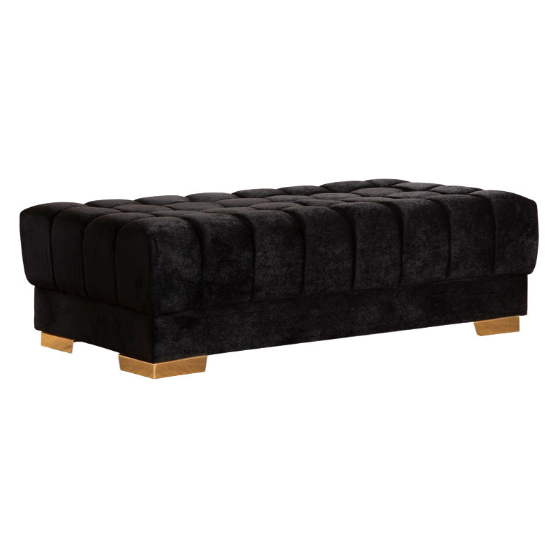 Nova - Ariana Velvet Rectangle Ottoman