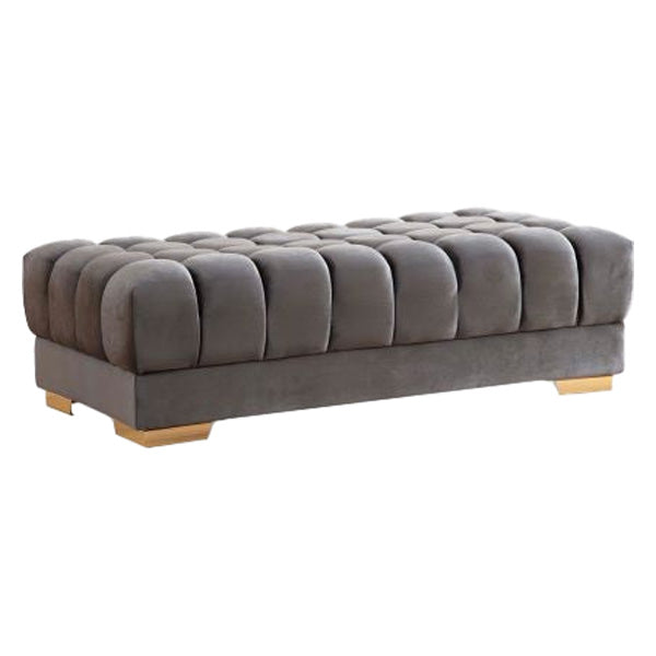 Nova - Ariana Velvet Rectangle Ottoman