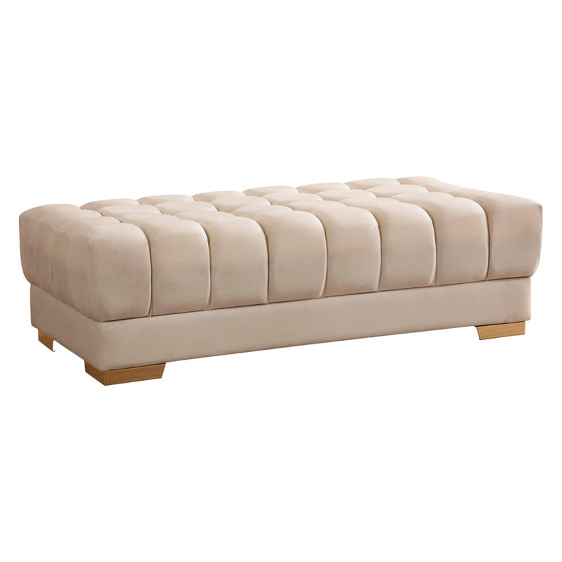 Nova - Ariana Velvet Rectangle Ottoman