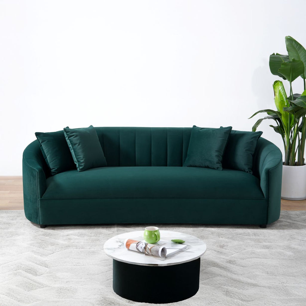Nova - Kyle Green Velvet Sofa