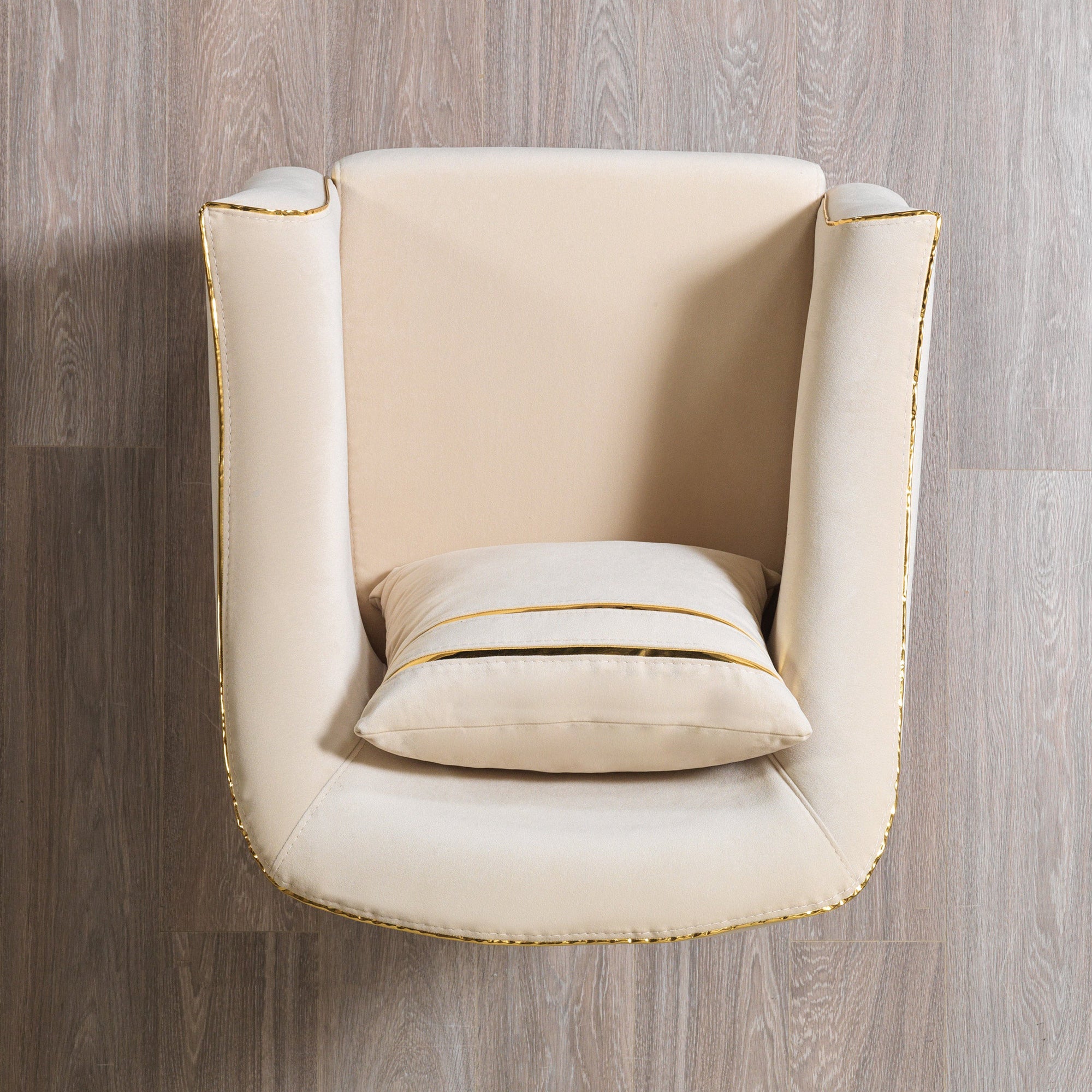 Nova - Belinda Ivory Velvet Sofa 89" & Loveseat 69"