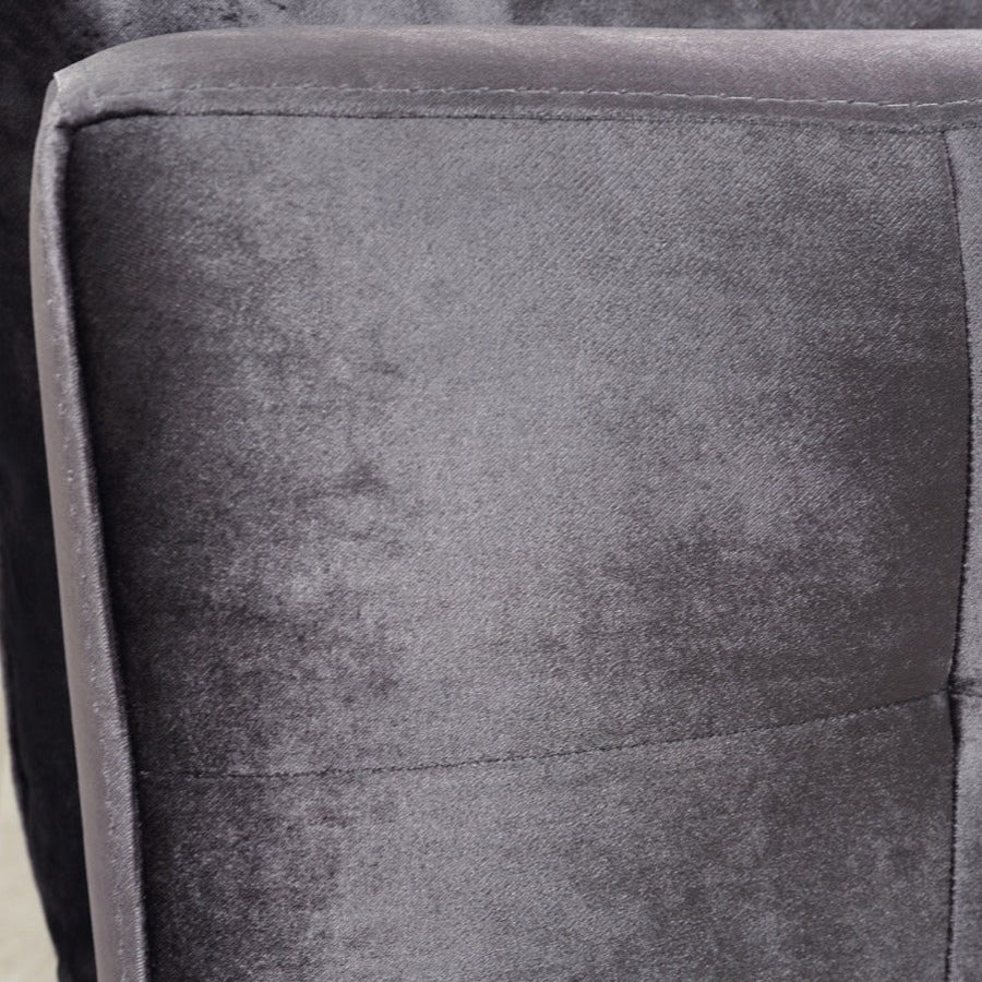 Nova - Clara Gray Velvet Sofa & Loveseat