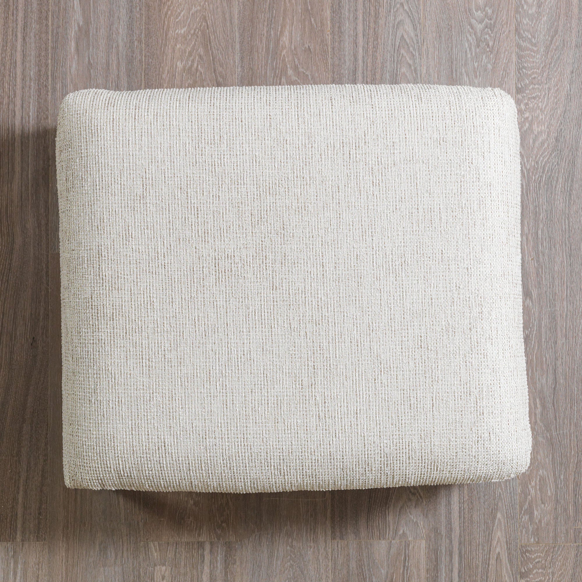 Nova - Dylan Ivory Linen 3-Piece Curved 126" Sectional with Ottoman