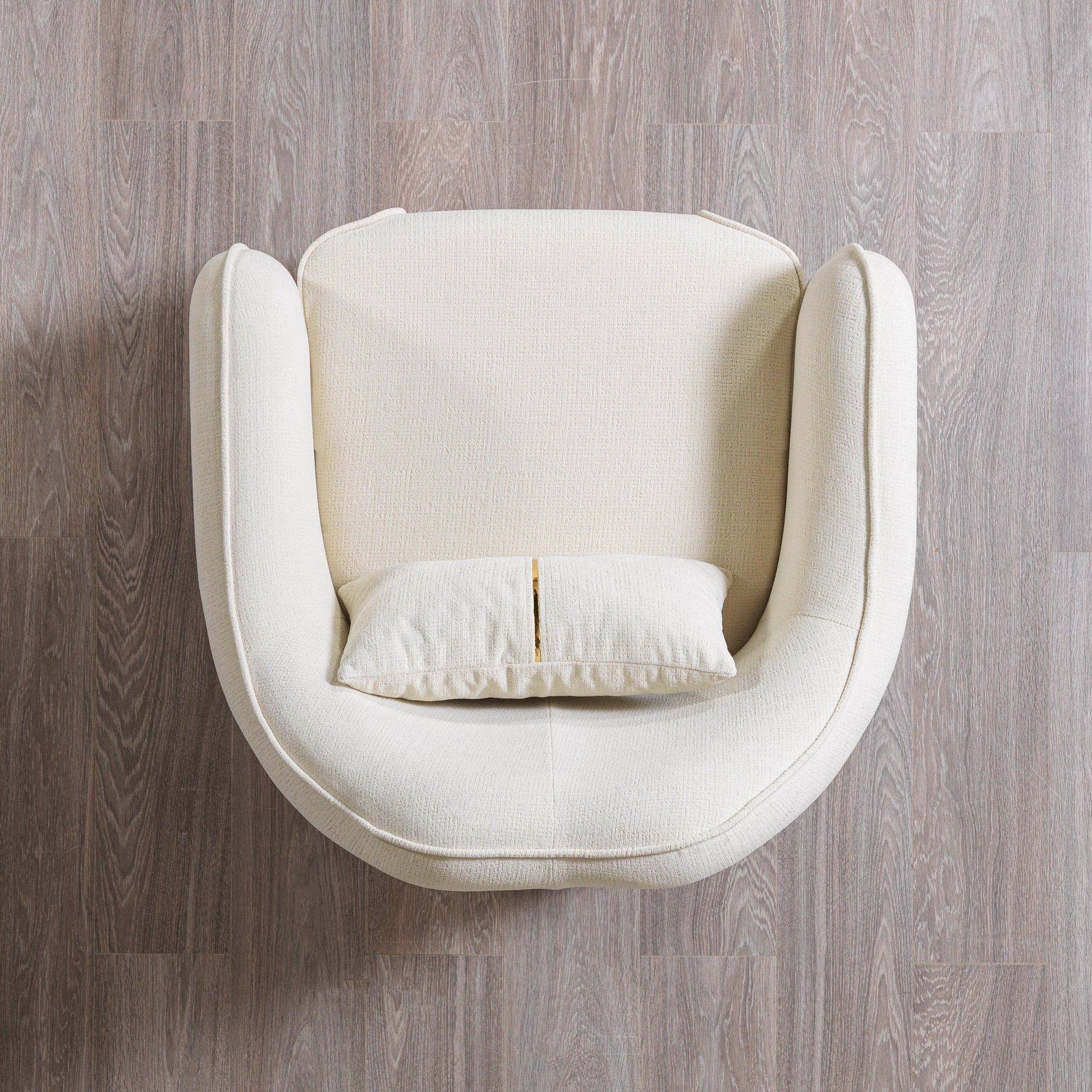 Nova - Helena Ivory Velvet Chair