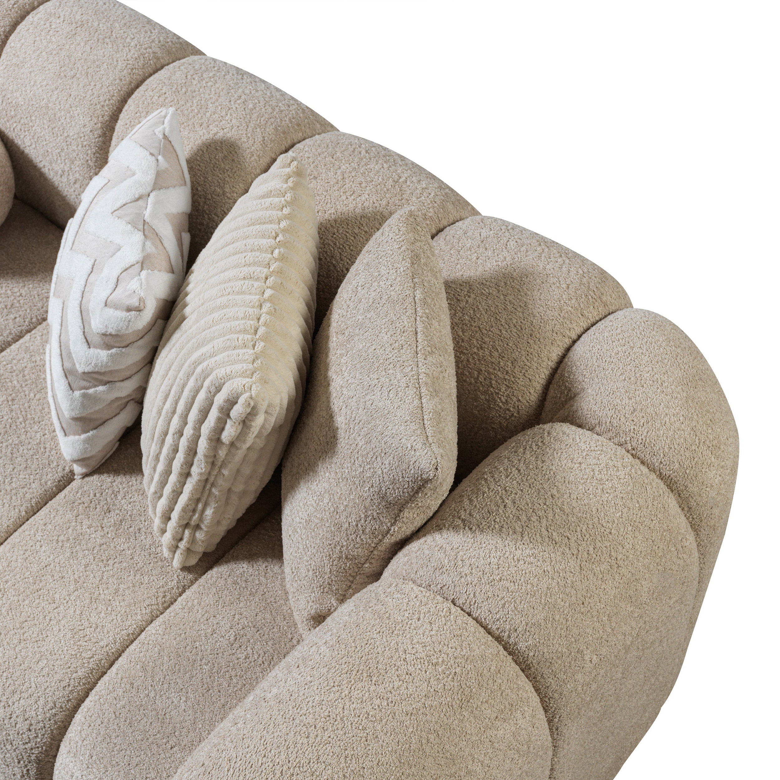 Nova - Lis Sand Boucle 115" Sectional