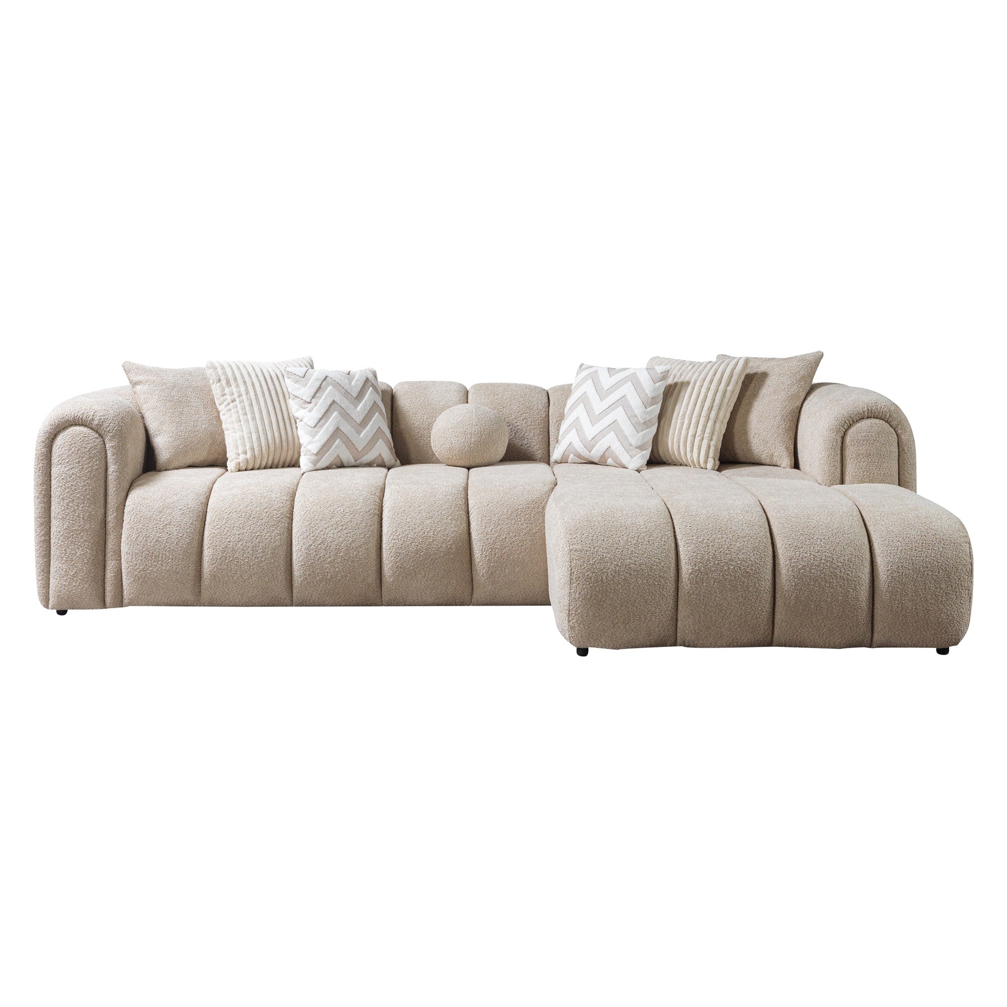 Nova - Lis Sand Boucle 115" Sectional