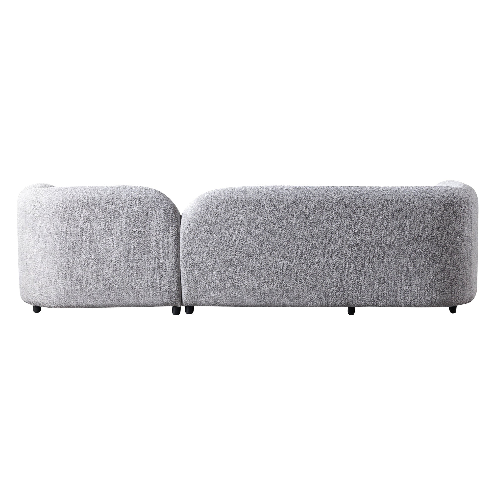 Nova - Liva Gray Boucle RAF 110" Sectional