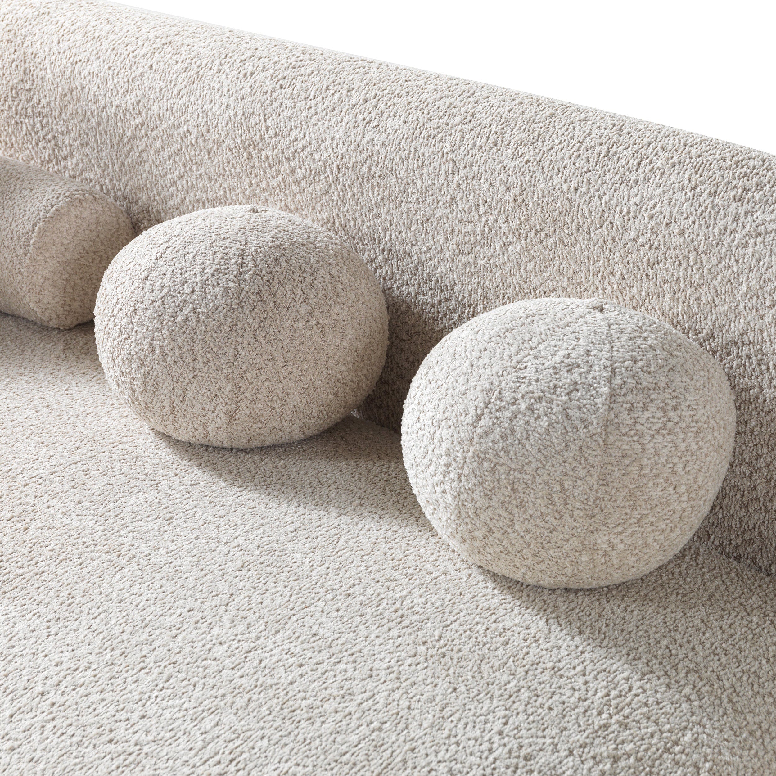 Nova - Liva Sand Boucle 110" Sectional