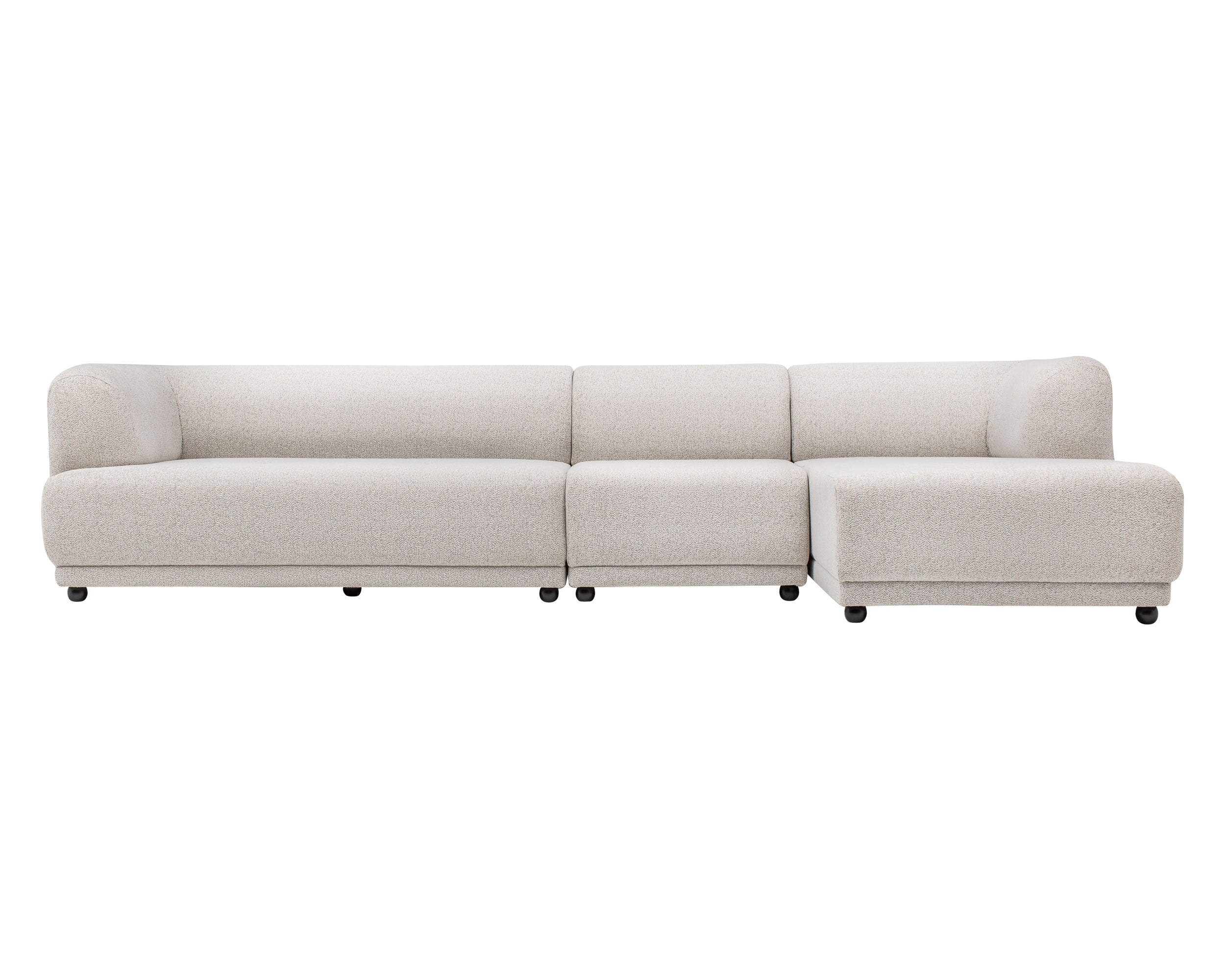 Nova - Lyna Ivory 3 Pc 144" RAF Sectional