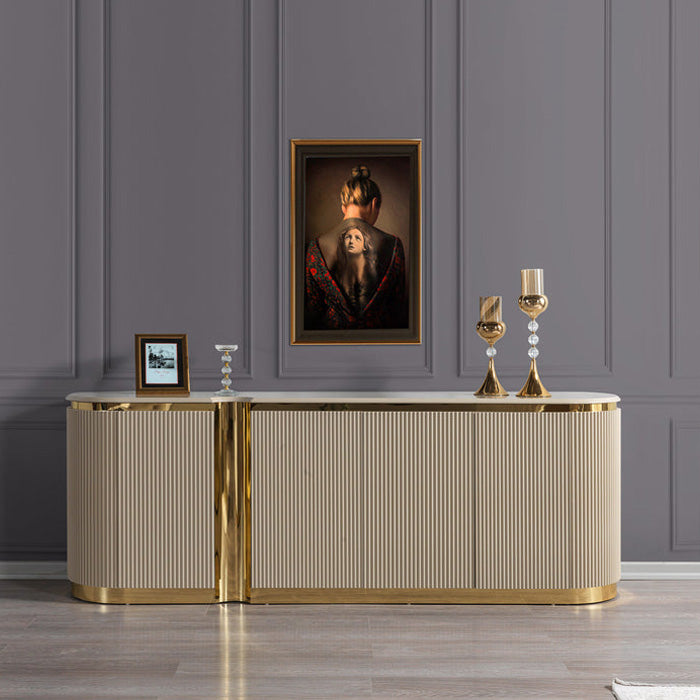 Nova - Milena Dining Server in Ivory