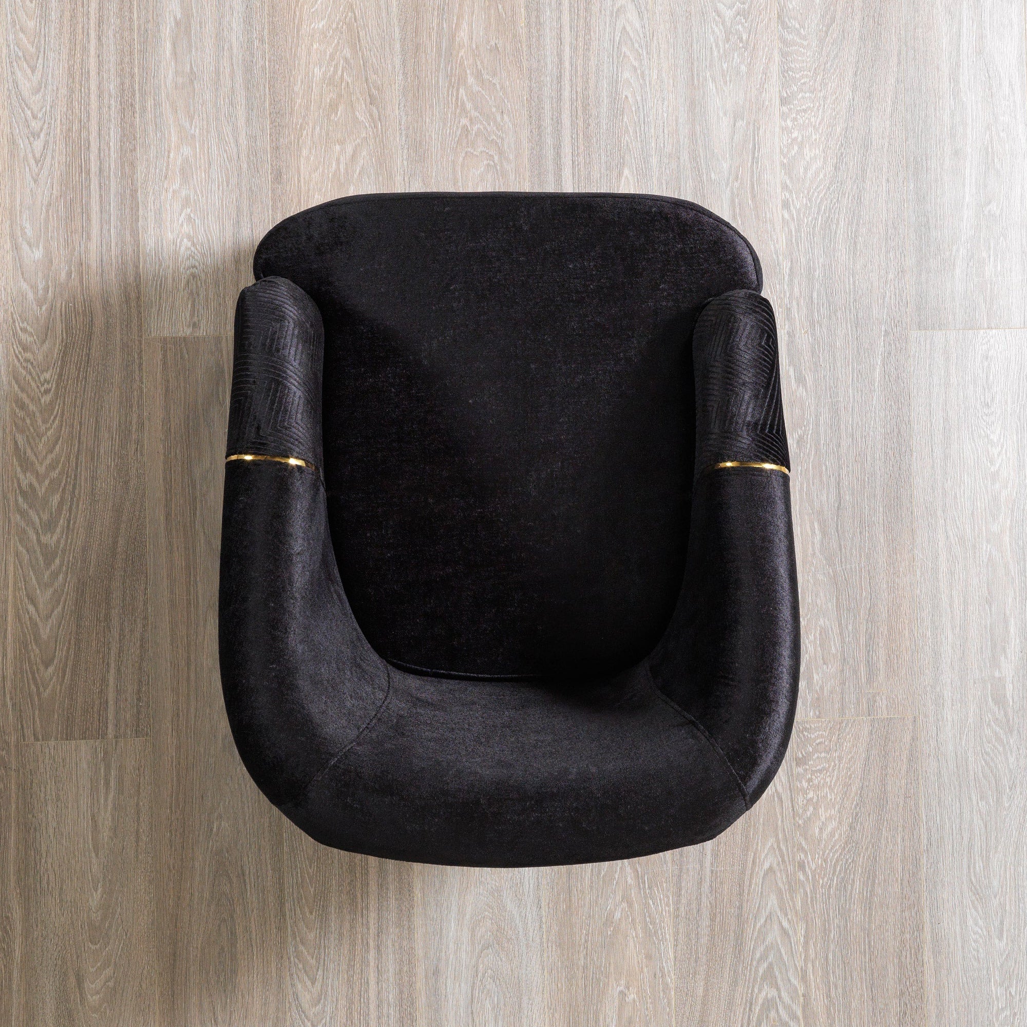 Nova - Santana Black Velvet Sofa 89" & Loveseat 69"