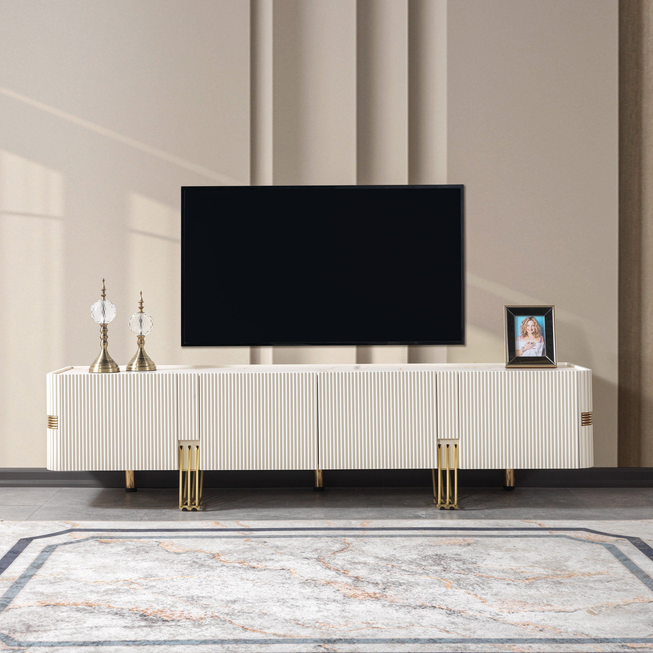 Nova - Santana Ivory Tv Stand