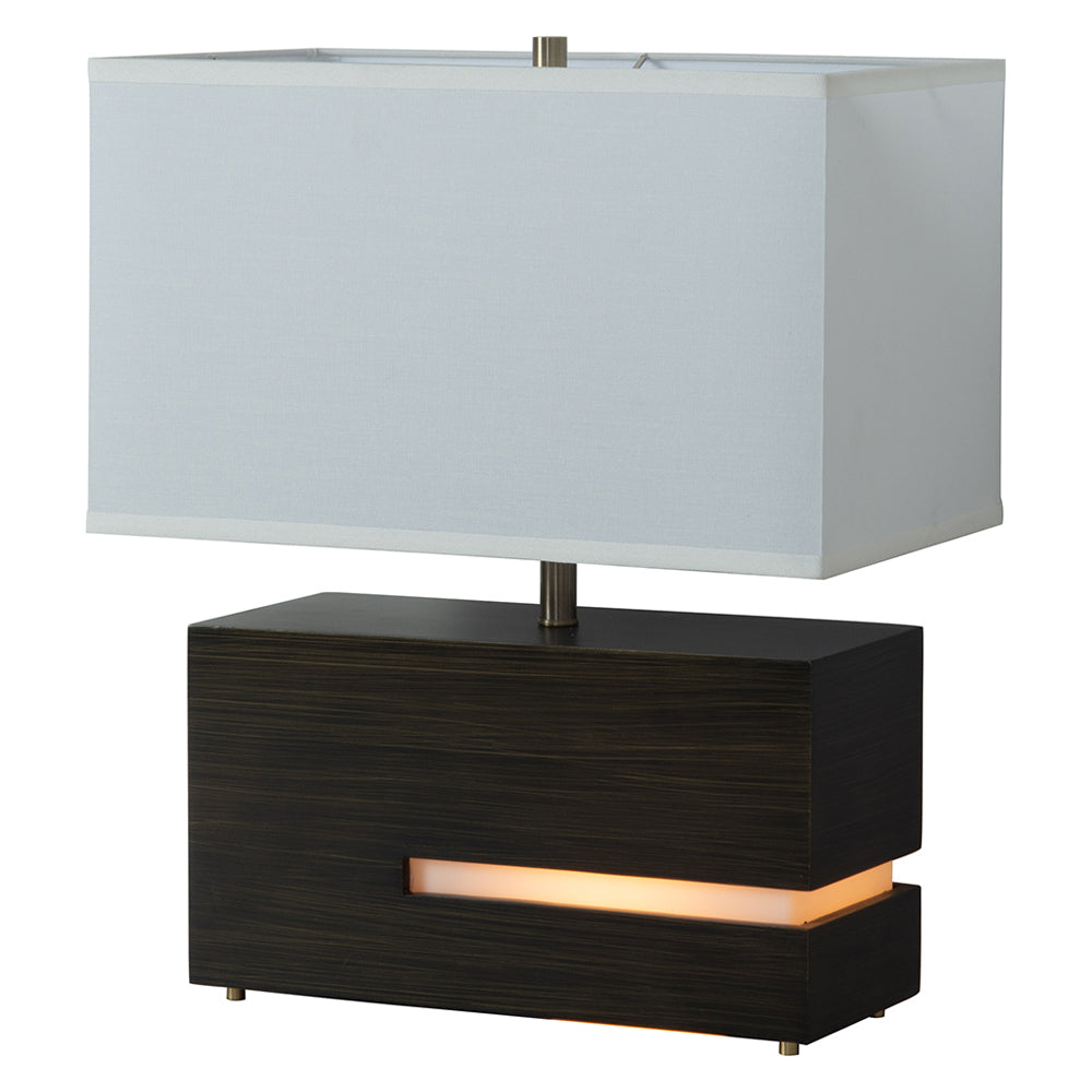 Nova Of CA - Zen Reclining Table Lamp with Night Light