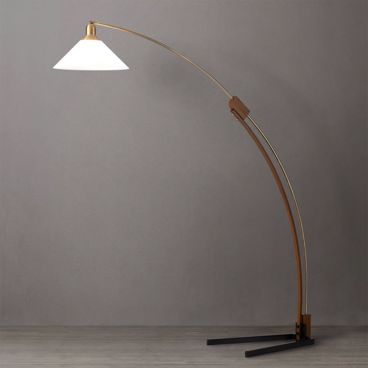 Nova Of CA - Melmar Arc Floor Lamp