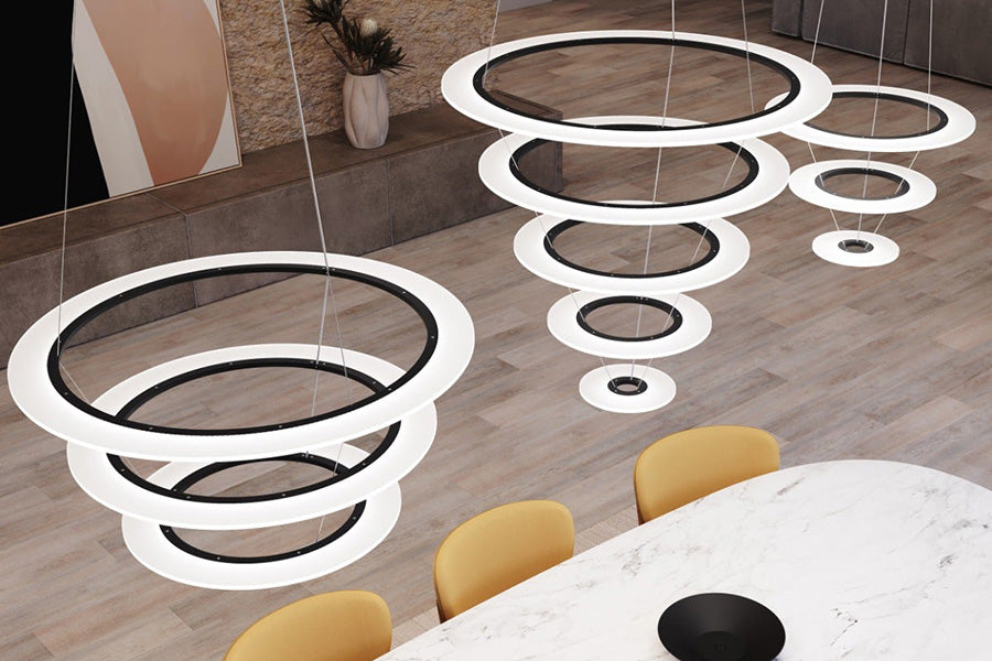 Sonneman - Arctic Rings LED Chandelier