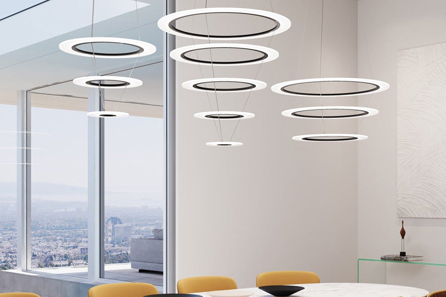 Sonneman - Arctic Rings LED Chandelier