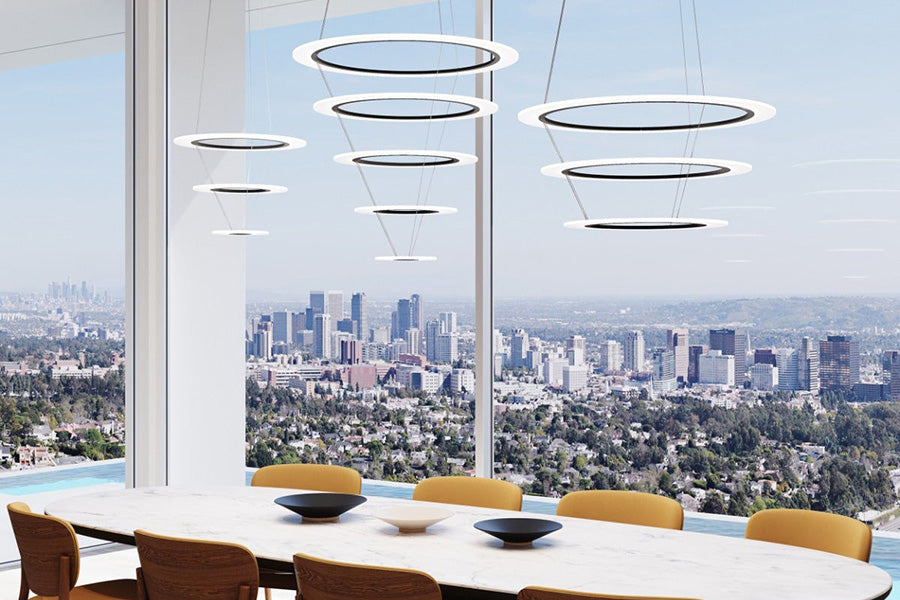 Sonneman - Arctic Rings LED Chandelier