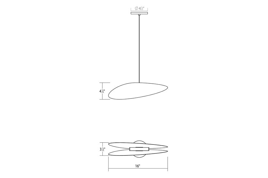 Sonneman - Papillons LED Single Pendant