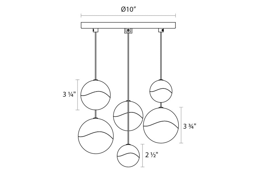 Sonneman - Grapes LED Chandelier
