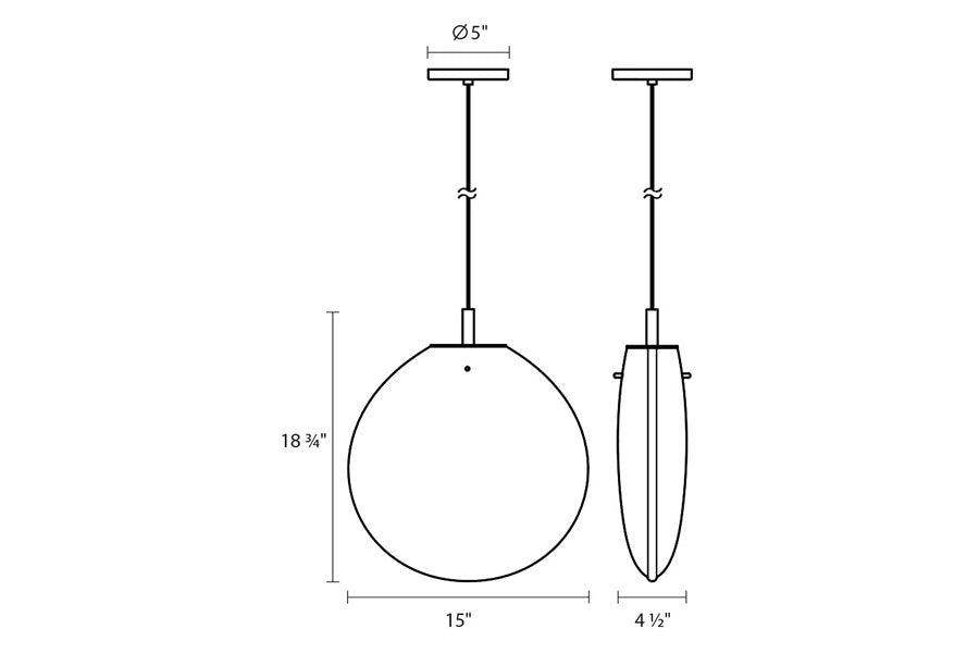 Sonneman - Cantina LED Single Pendant