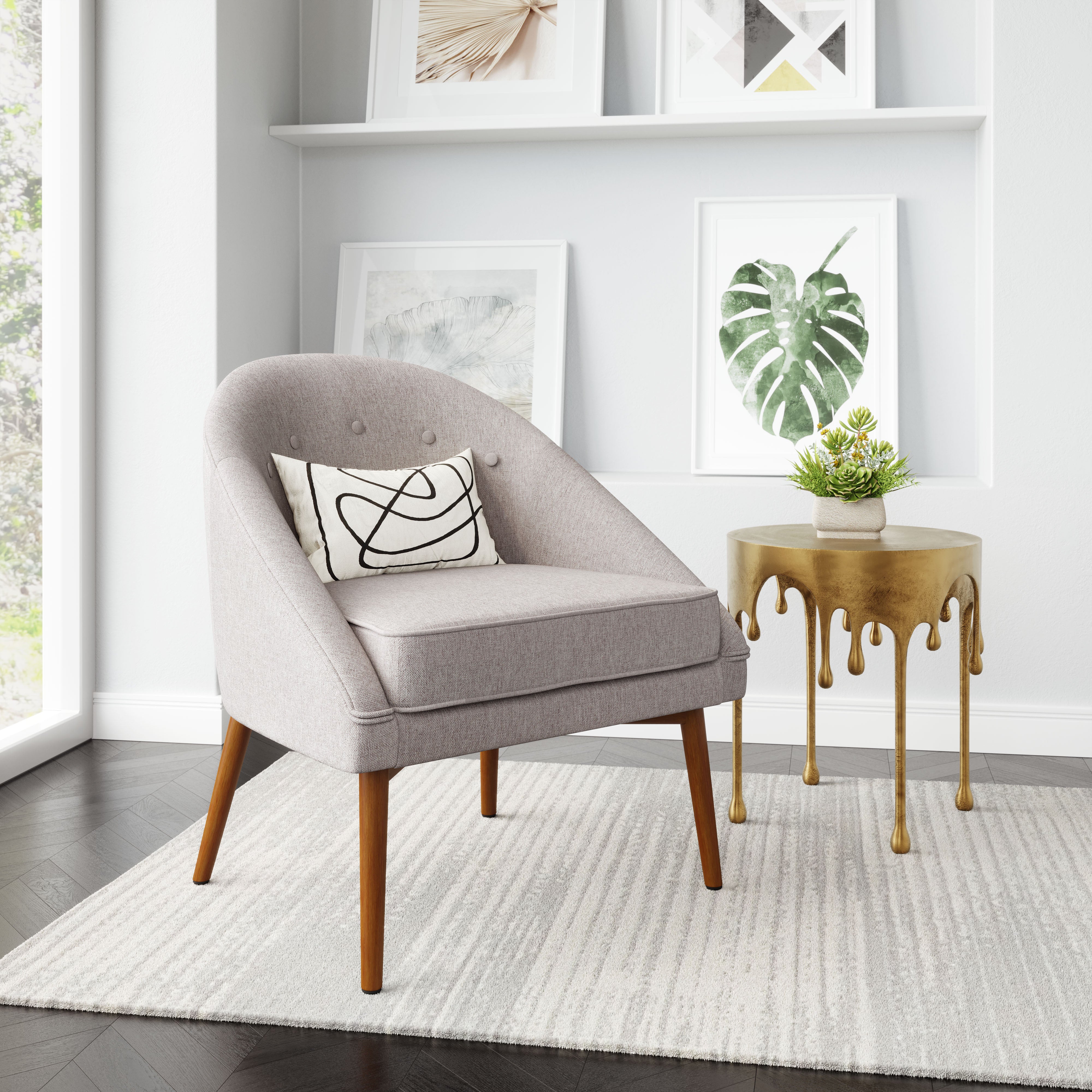 ZUO - Carter Accent Chair in Gray