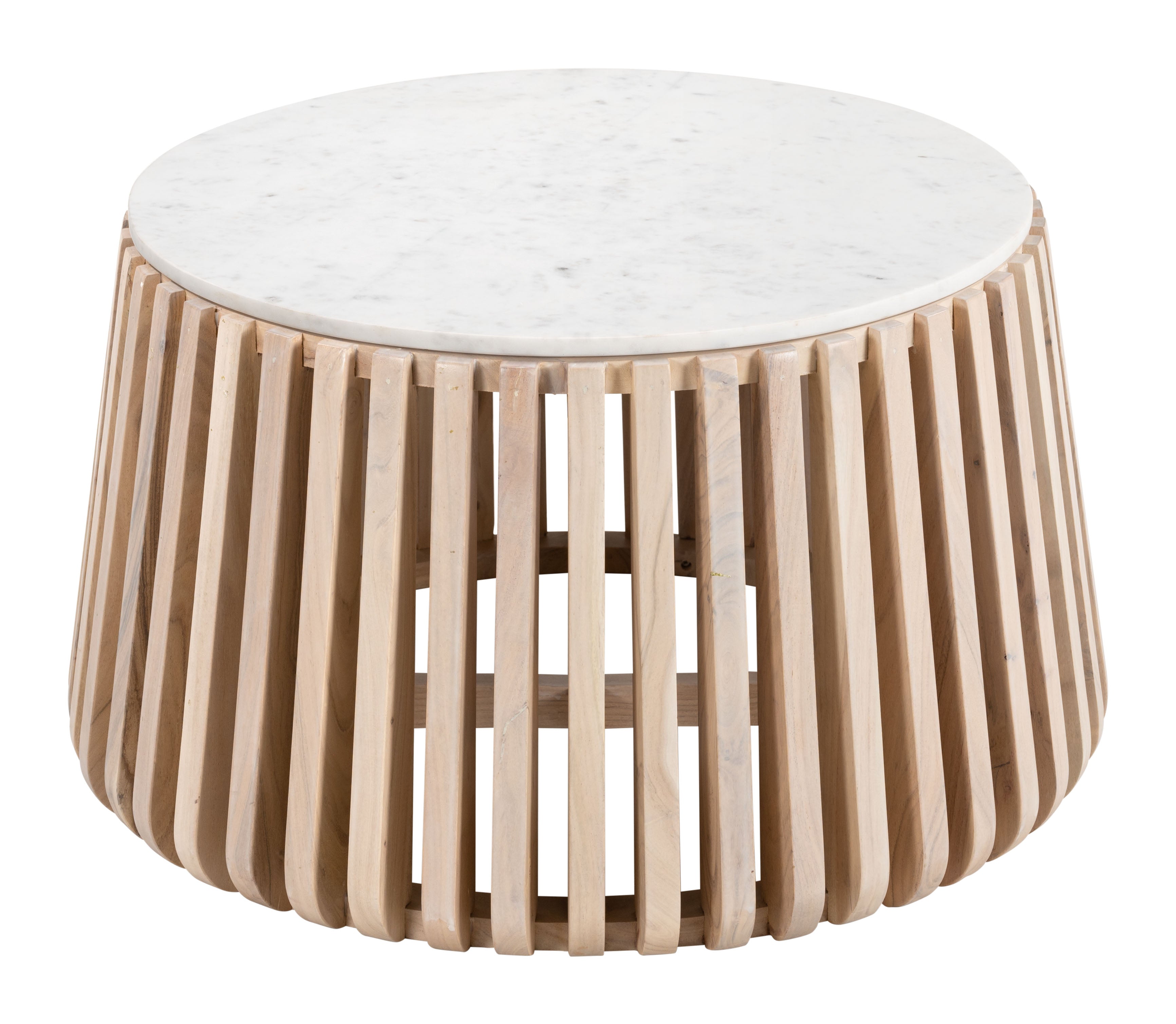ZUO - Cyprus Coffee Table in White/Natural