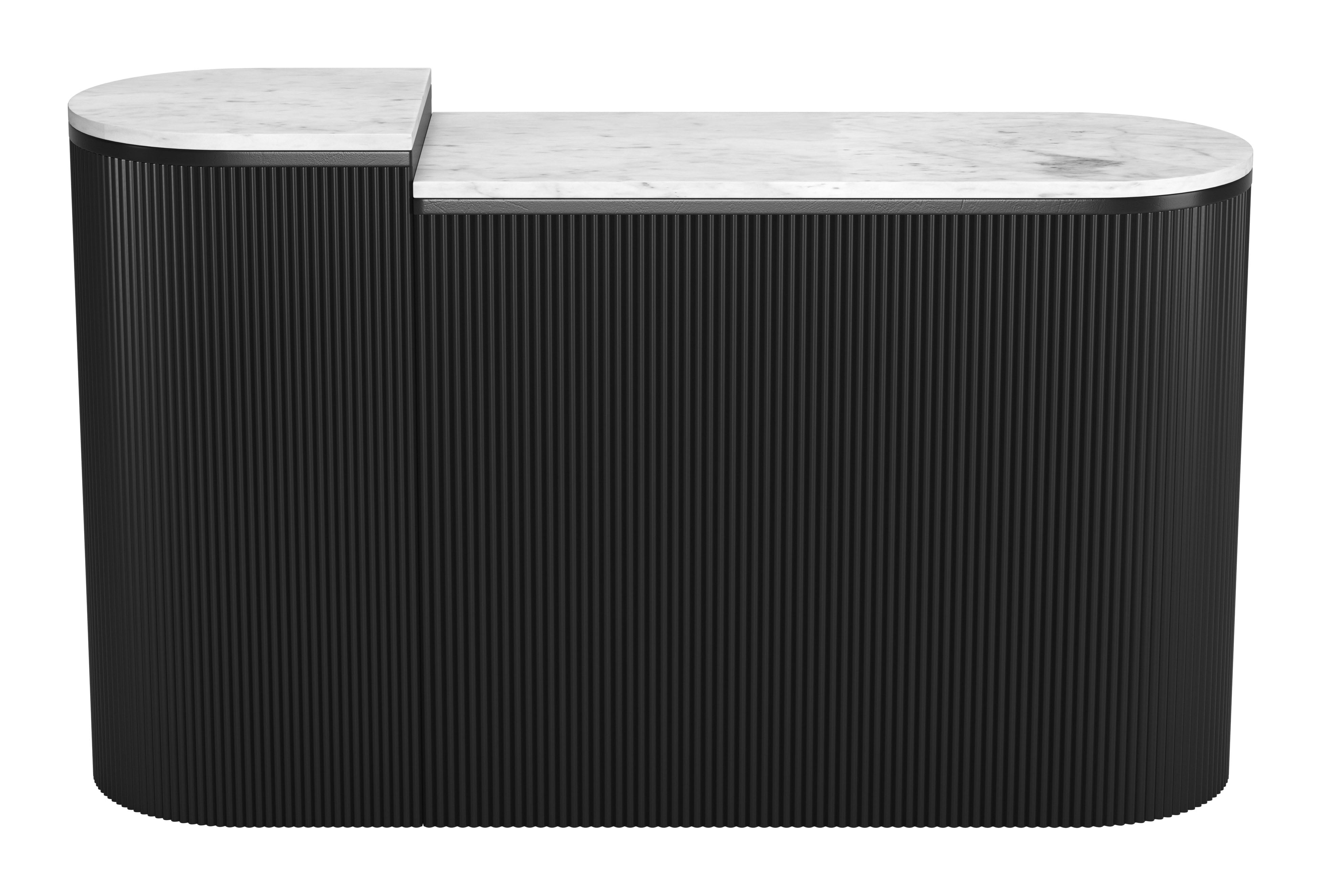 ZUO - Ormara Console Table Set (2-Piece) in White/Black