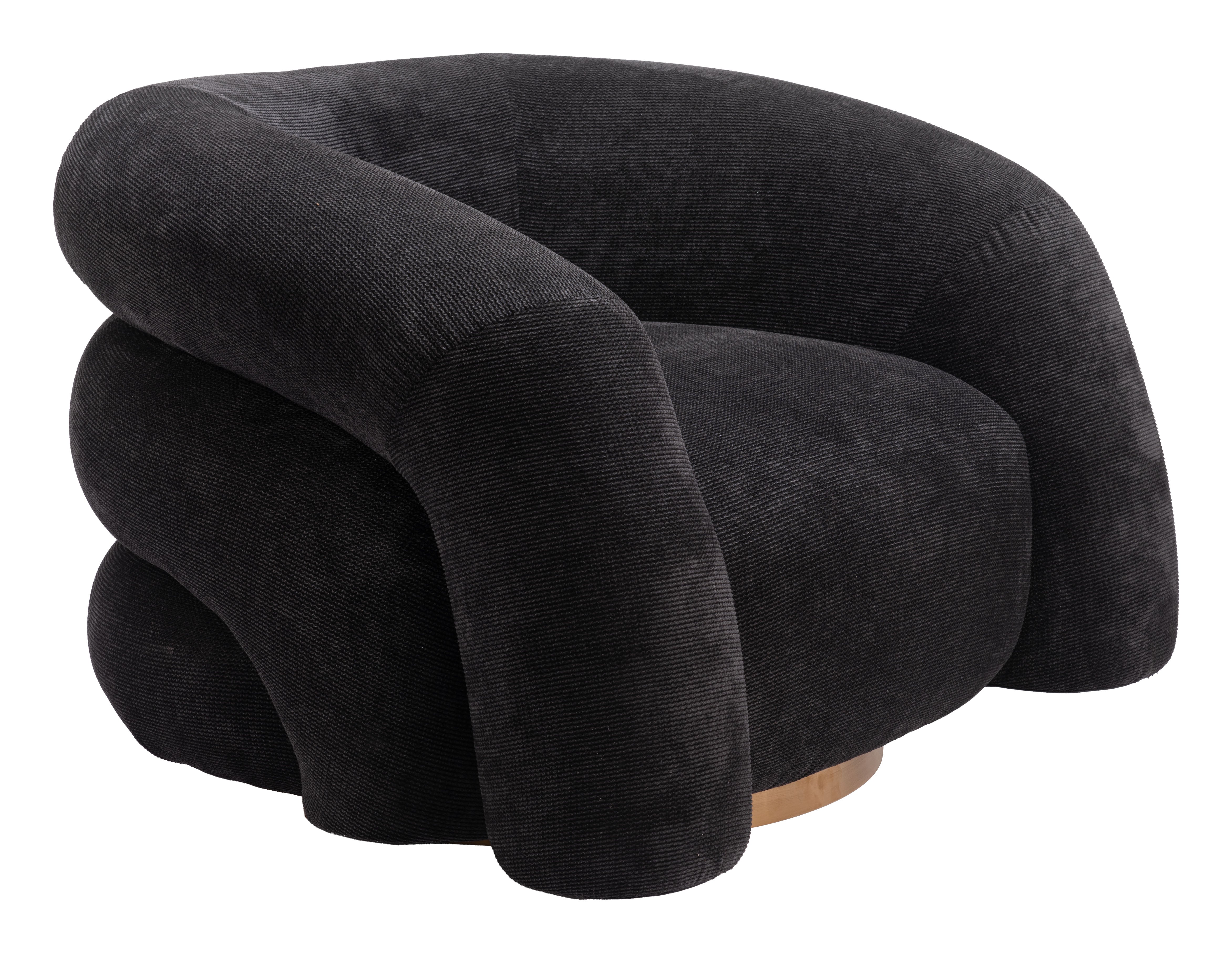 ZUO - Havn Accent Chair in Black