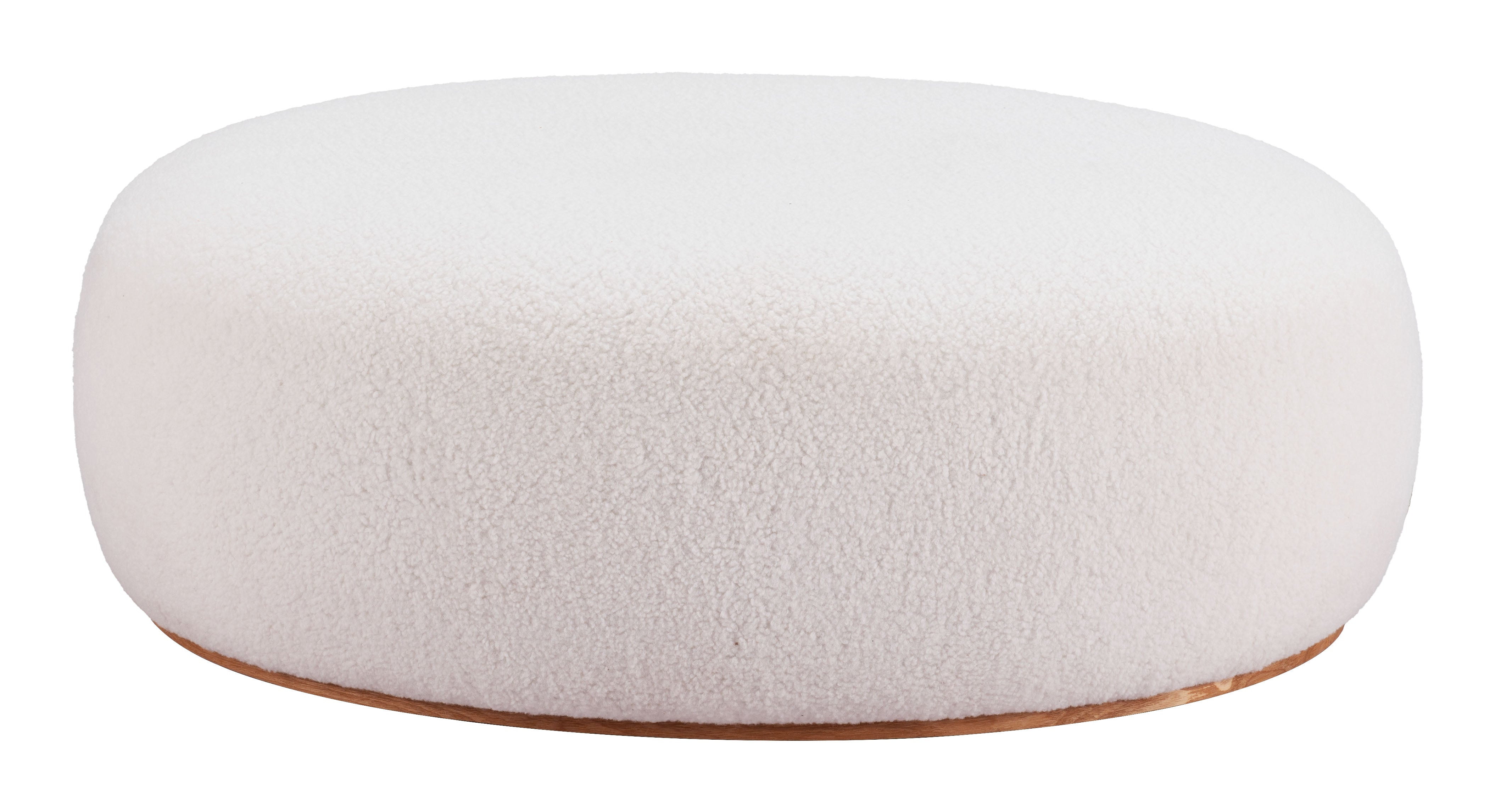 ZUO - Amber Ottoman in Cream