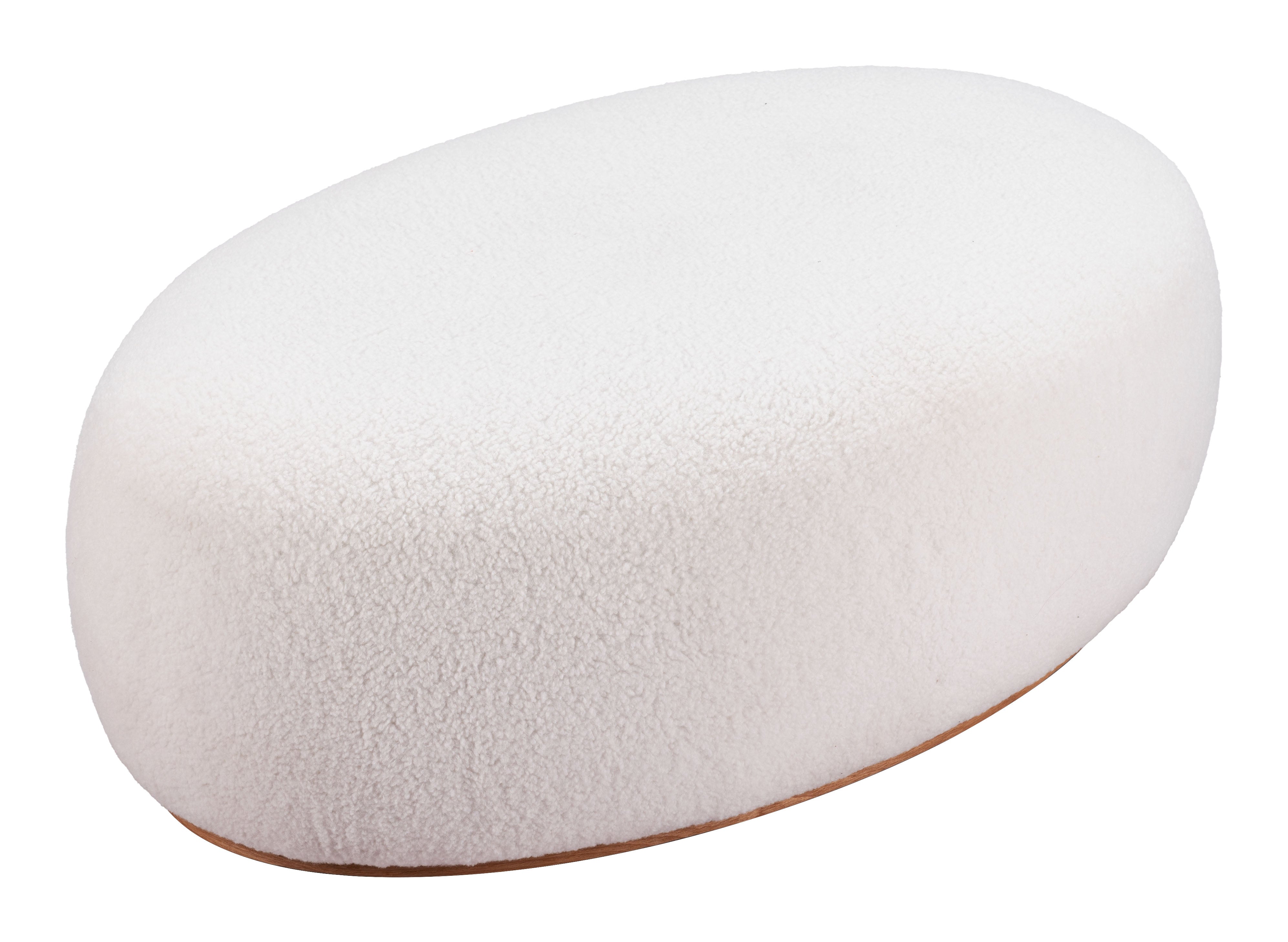 ZUO - Amber Ottoman in Cream
