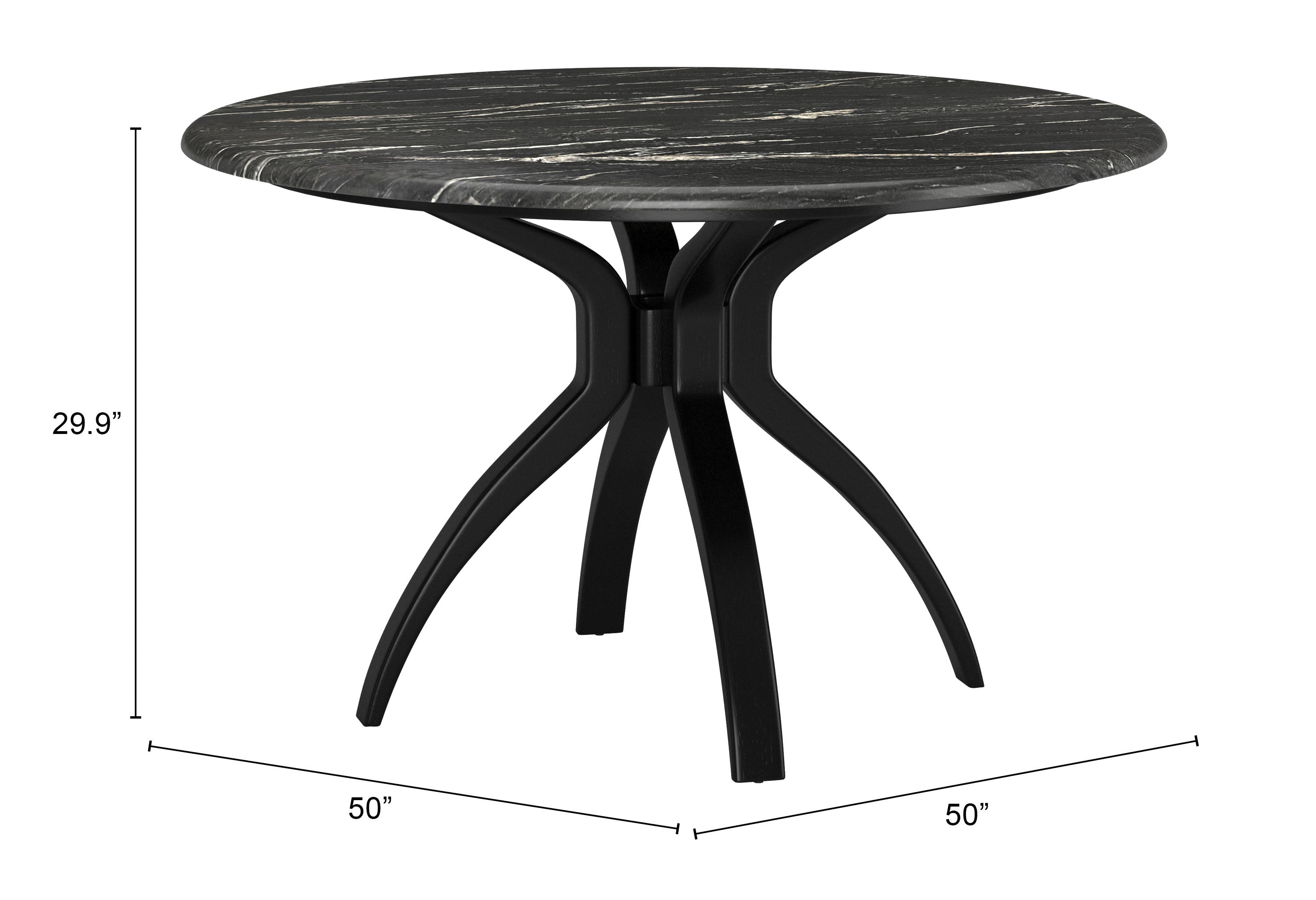 ZUO - Sumay Dining Table in Black