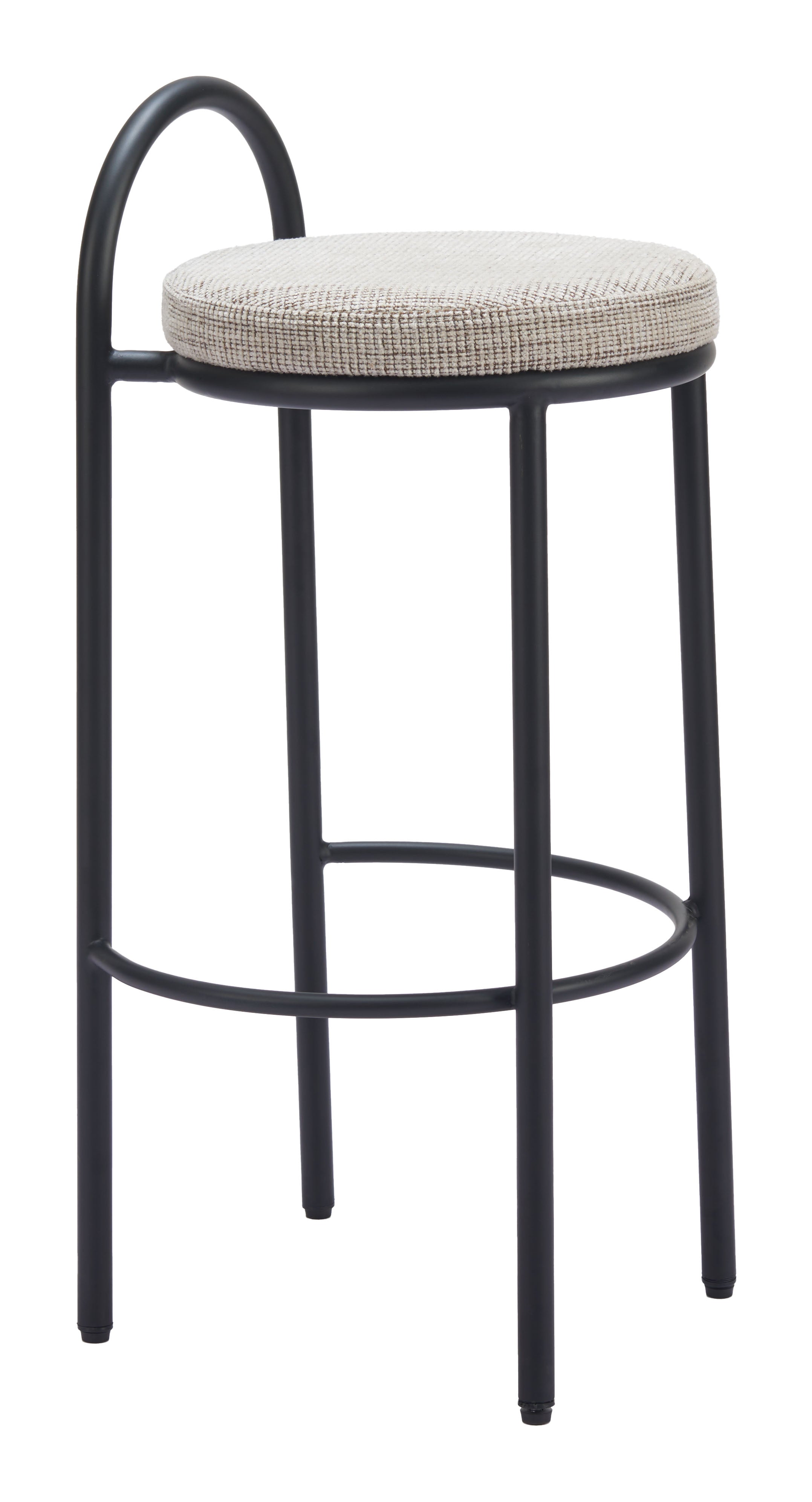 ZUO - Sisal Barstool (Set of 2) in Beige Tweed