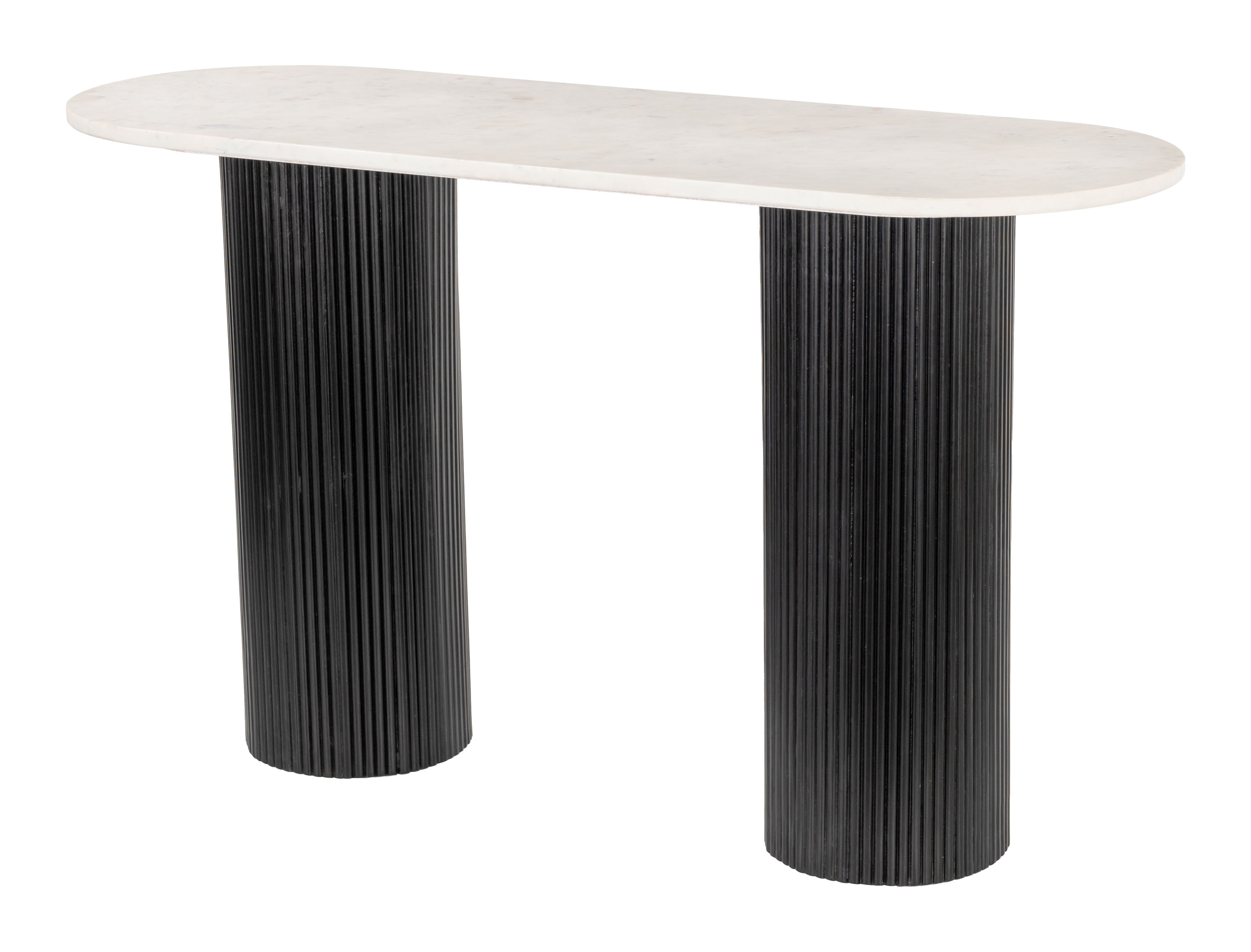 ZUO - Izola Console Table in White/Black