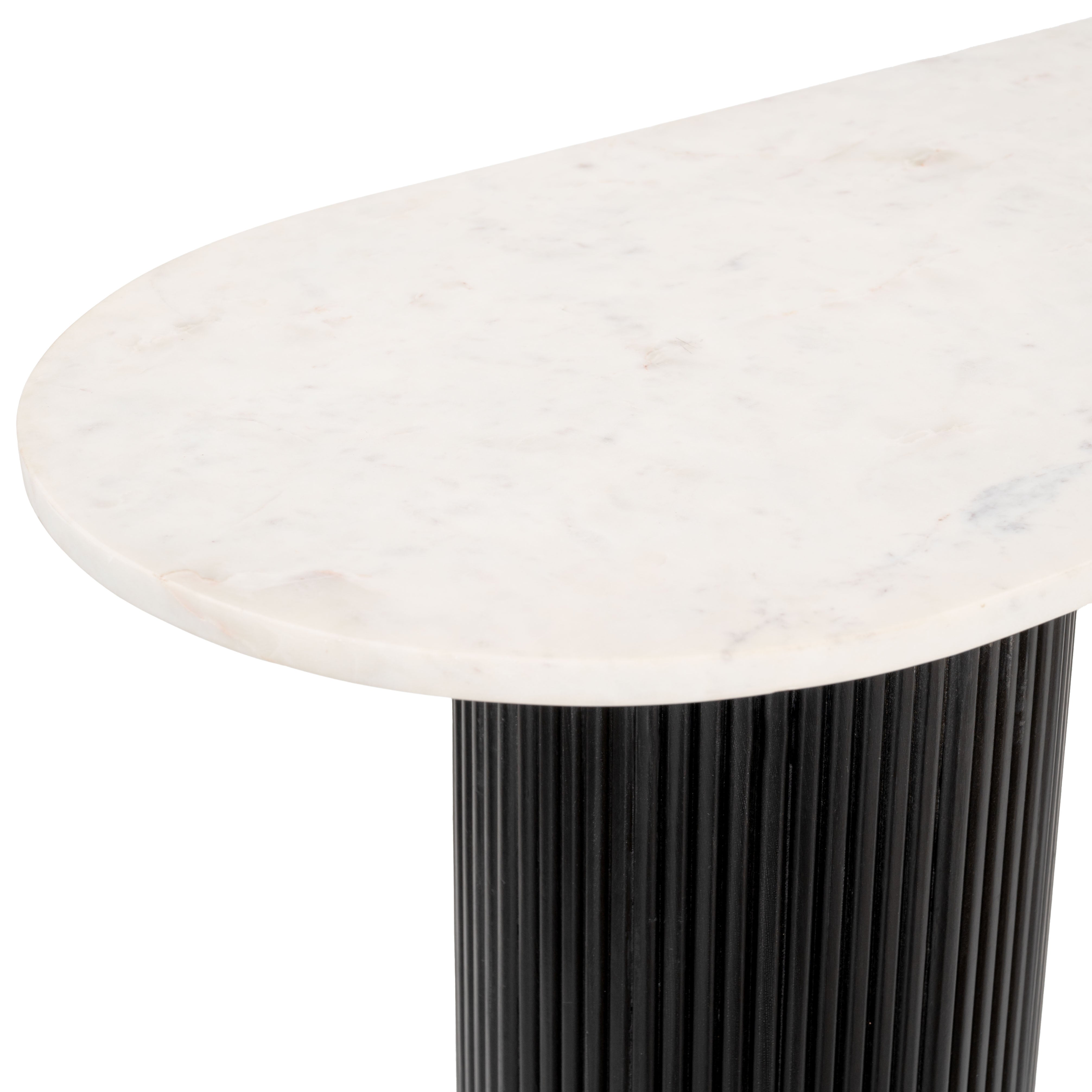 ZUO - Izola Console Table in White/Black