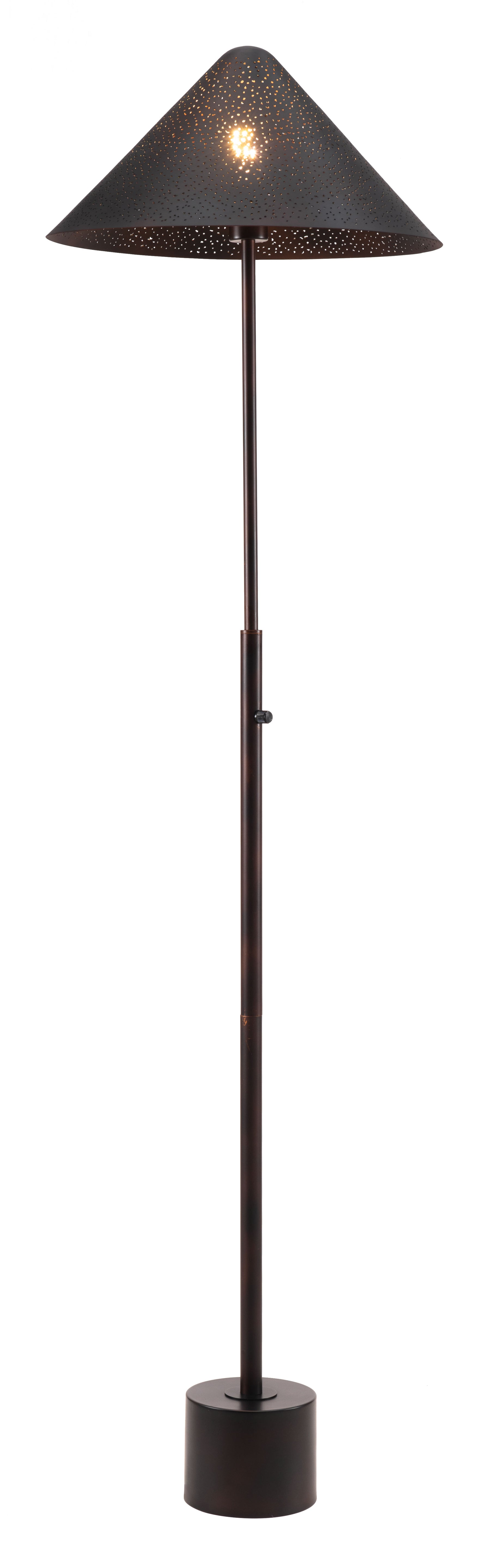 ZUO - Cardo Floor Lamp in Bronze