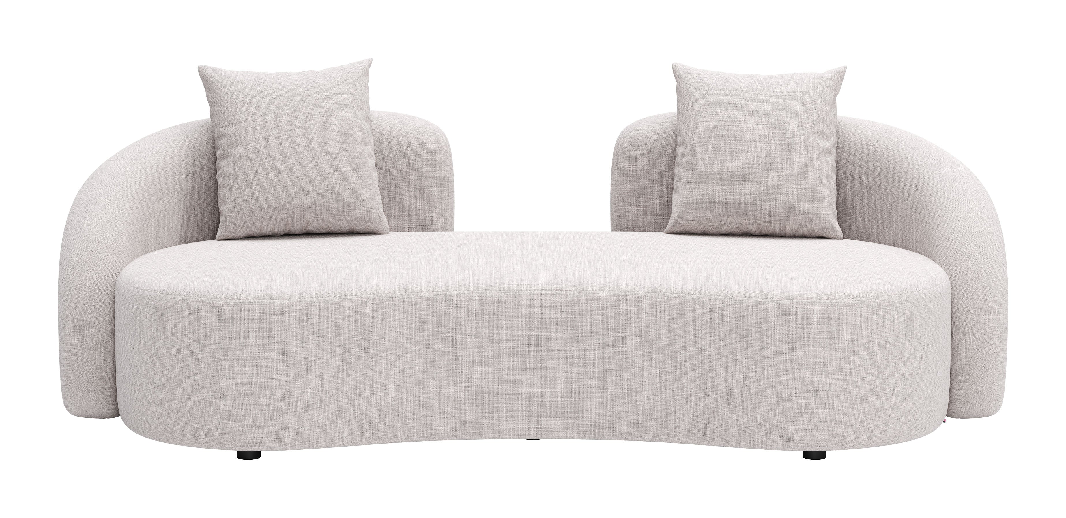 ZUO - Sunny Isles Loveseat in Beige