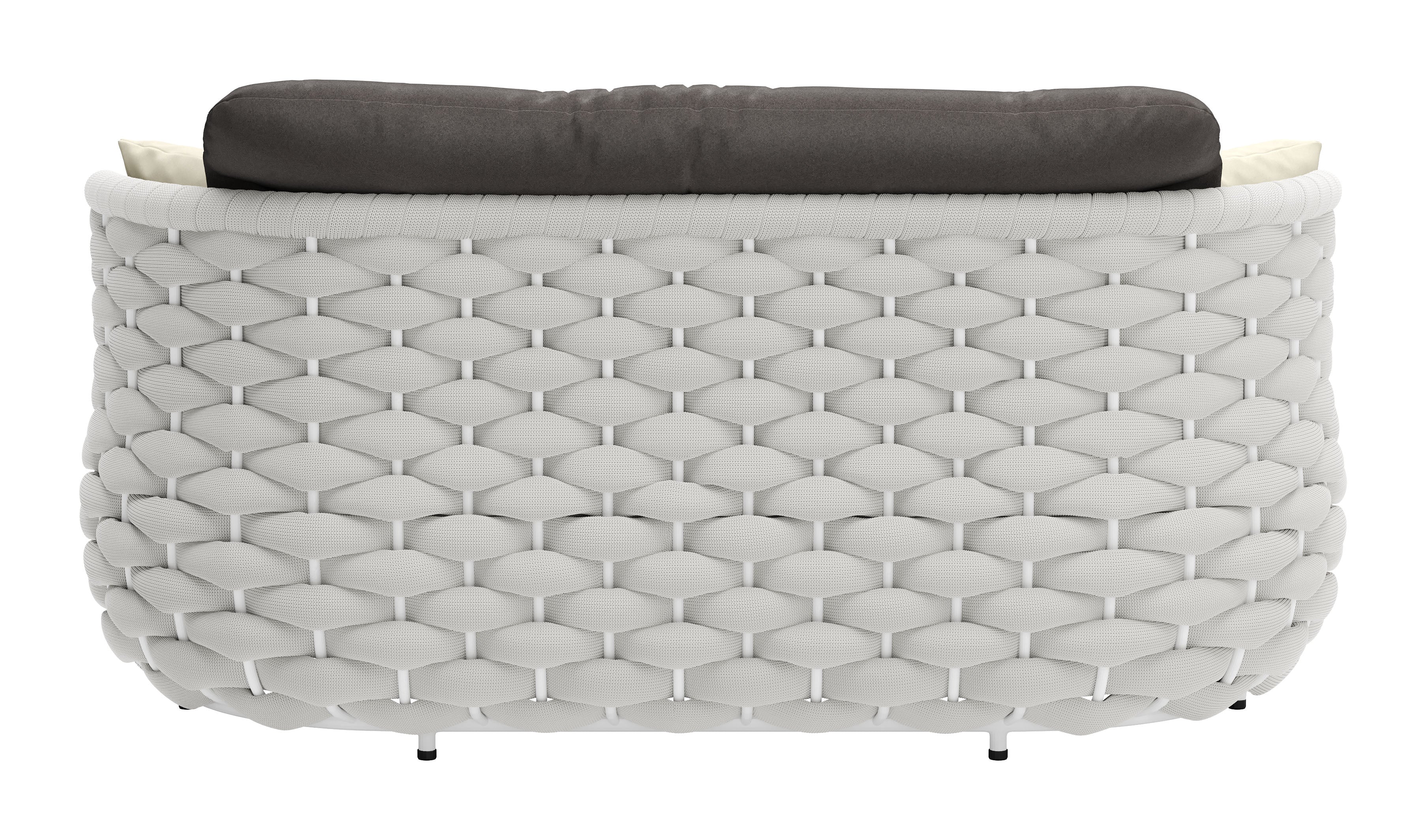 ZUO - Coral Reef Loveseat in Gray