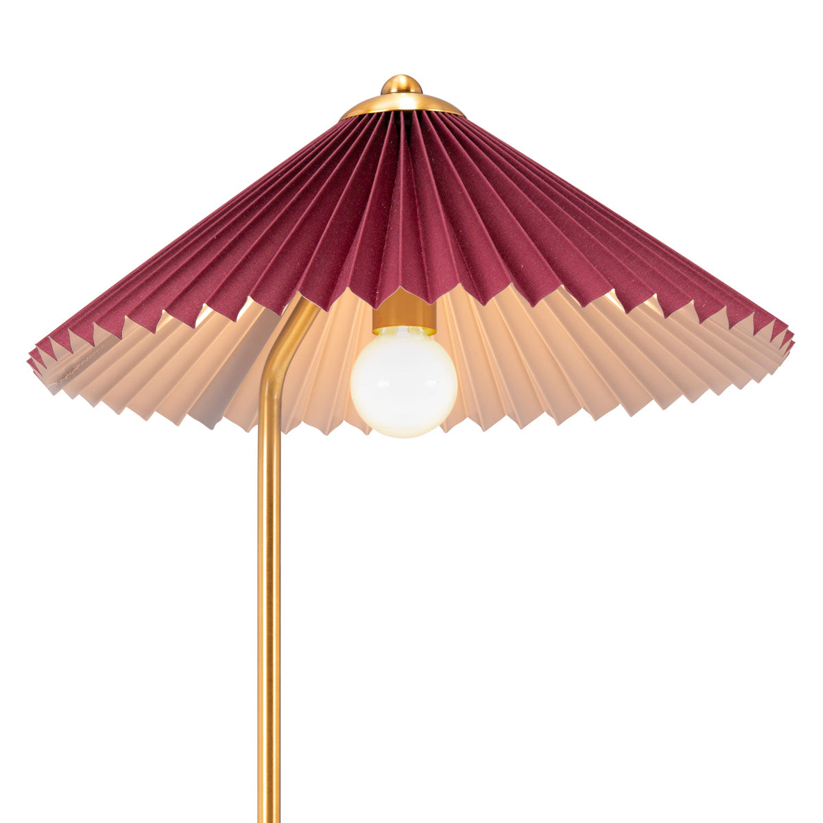 ZUO - Charo Table Lamp in Red/Gold