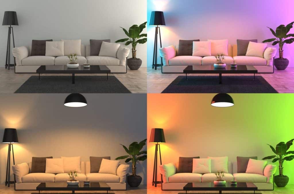 Basic principles of lighting devices arrangement in an apartment