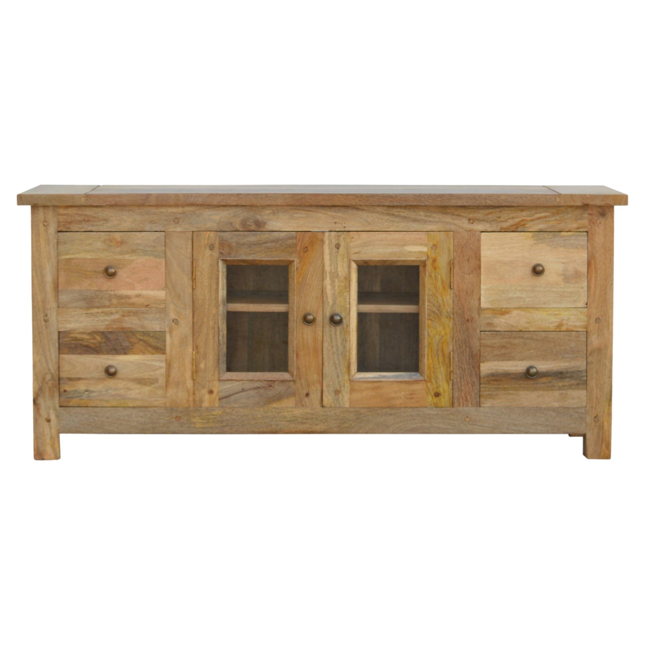 Artisan - Granary Glazed TV Unit with 4 Drawer