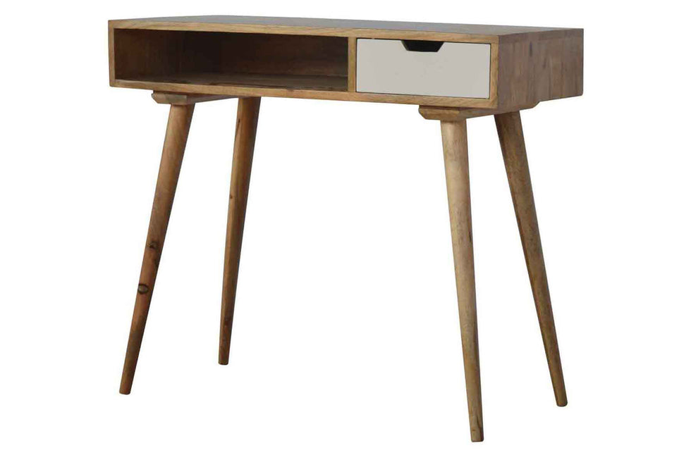 Artisan - Writing Desk with White Hand Painted Drawer