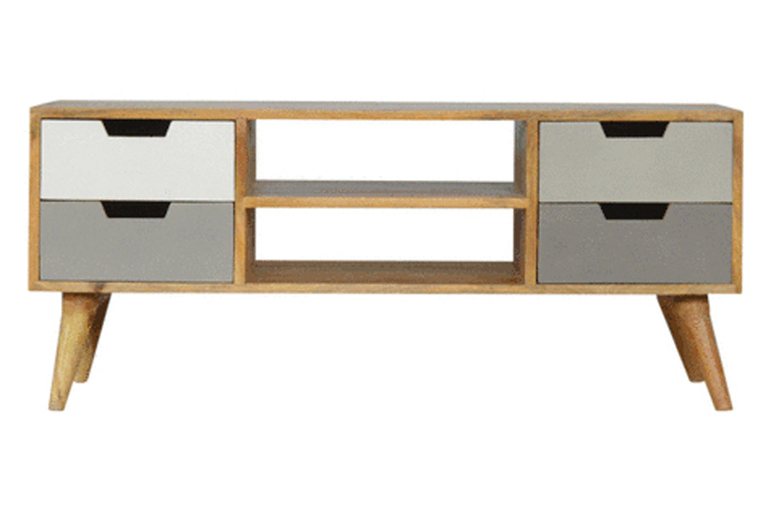 Artisan - Gray Hand Painted Entertainment Unit