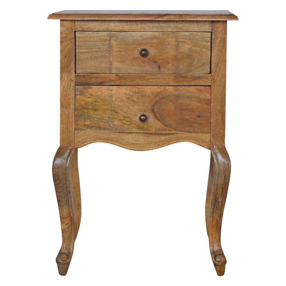 Artisan - French Style Nightstand with 2 Drawers