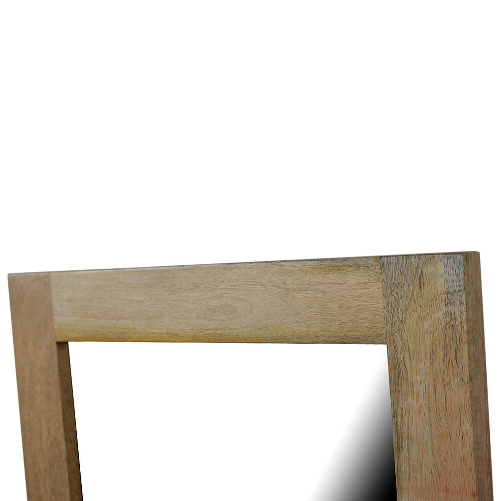 Artisan - Square Wooden Frame with Mirror in Oak-Ish