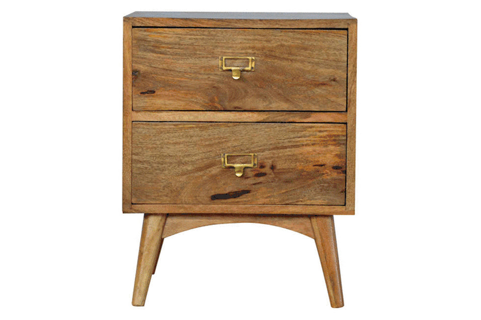 Artisan - Brass Metal Slot Nightstand